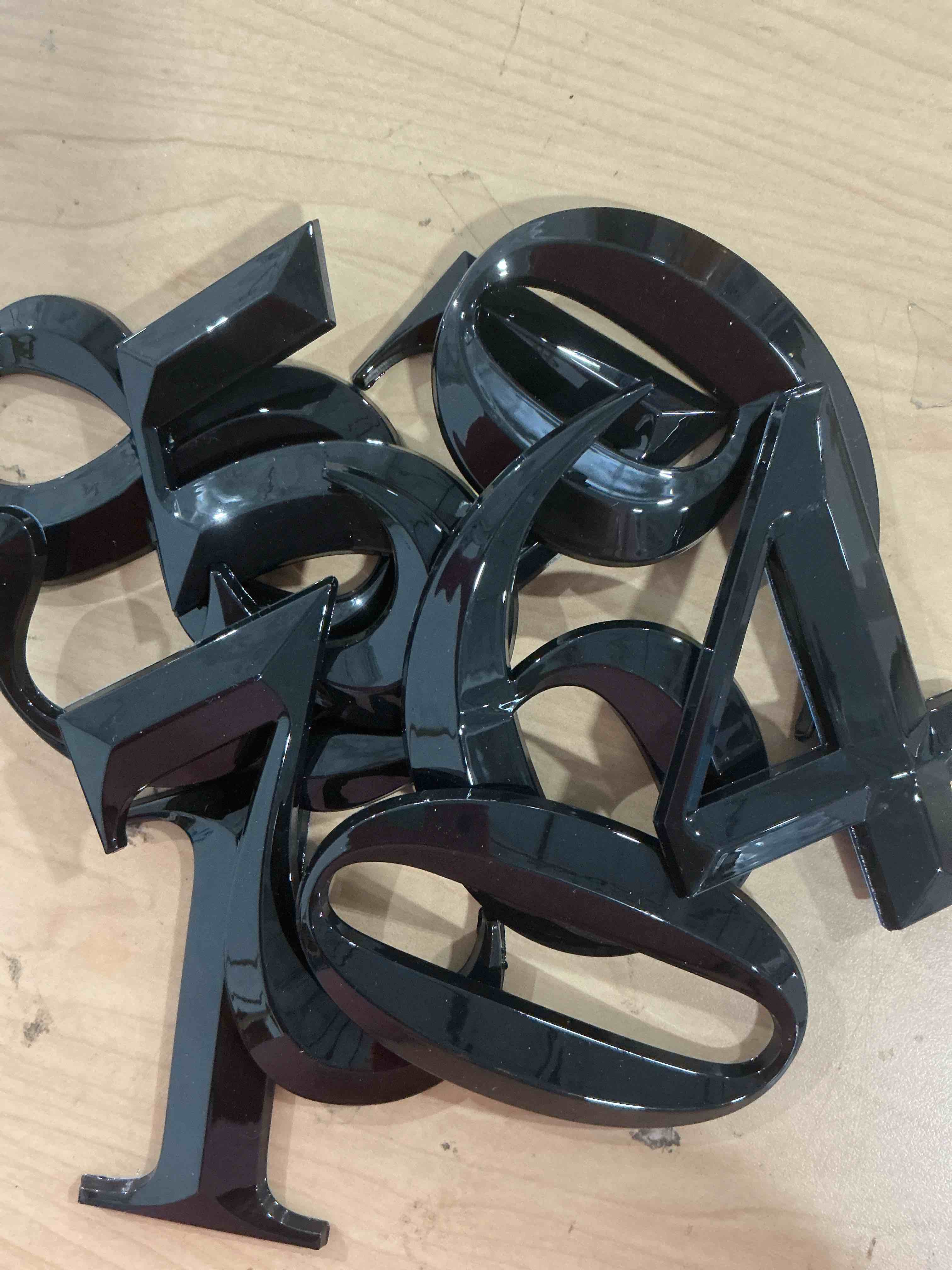 Condition photo showing Good Condition for Jetec 10 Pcs House Numbers 3D Door Mailbox Numbers 0-9 Self Adhesive House Door Street Address Stickers for, Apartment, Office, Hotel Room, Mailbox Signs(4 x 2.5 Inches,Black) 4 x 2.5 Inches Black