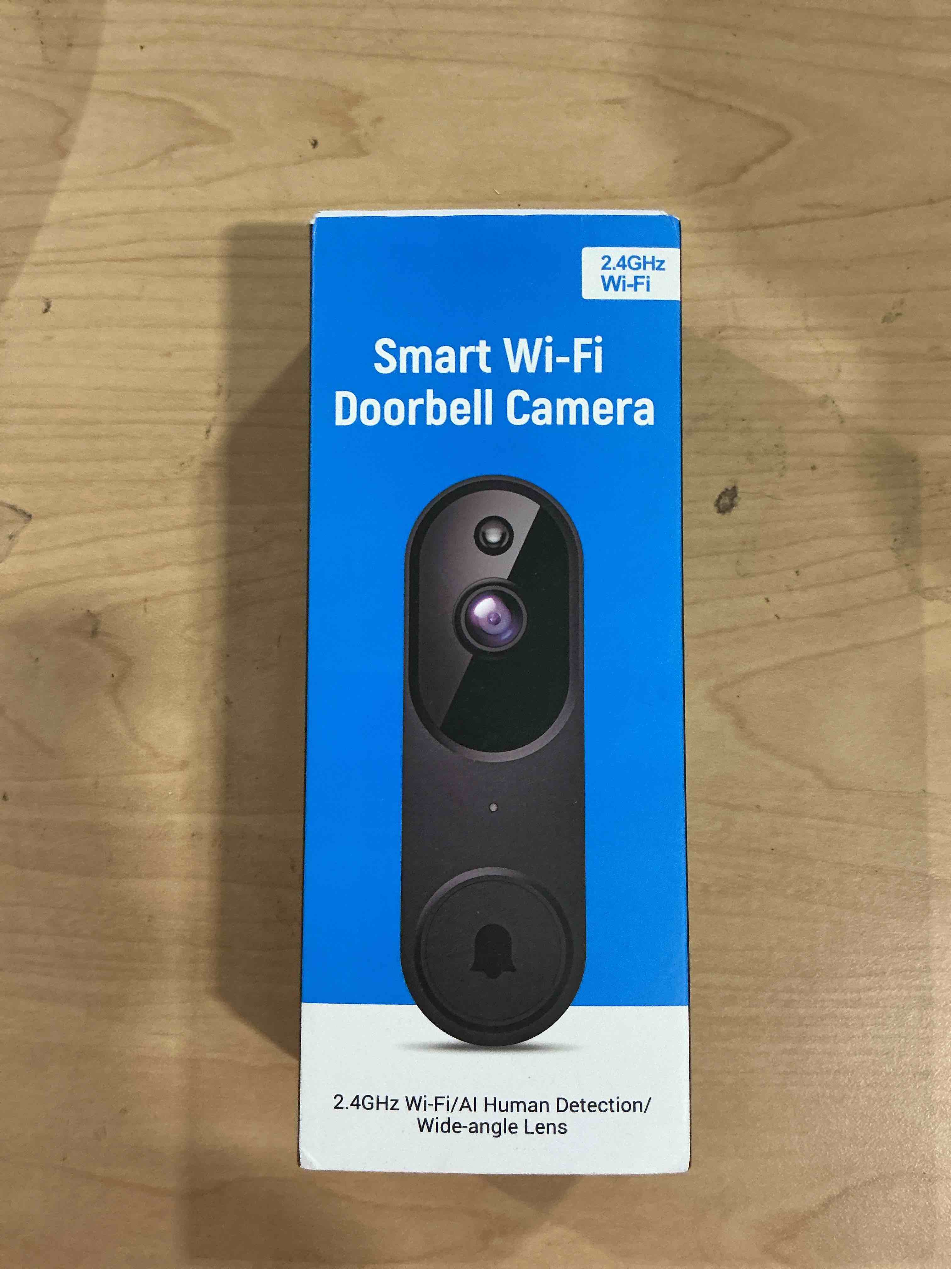 Condition photo showing Good Condition for Orbitell Wireless Wi-Fi Video Doorbell Camera with Two Way Audio, AI Motion Detection, Night Vision and Cloud Storage, 2.4G Wi-Fi only (Linen)