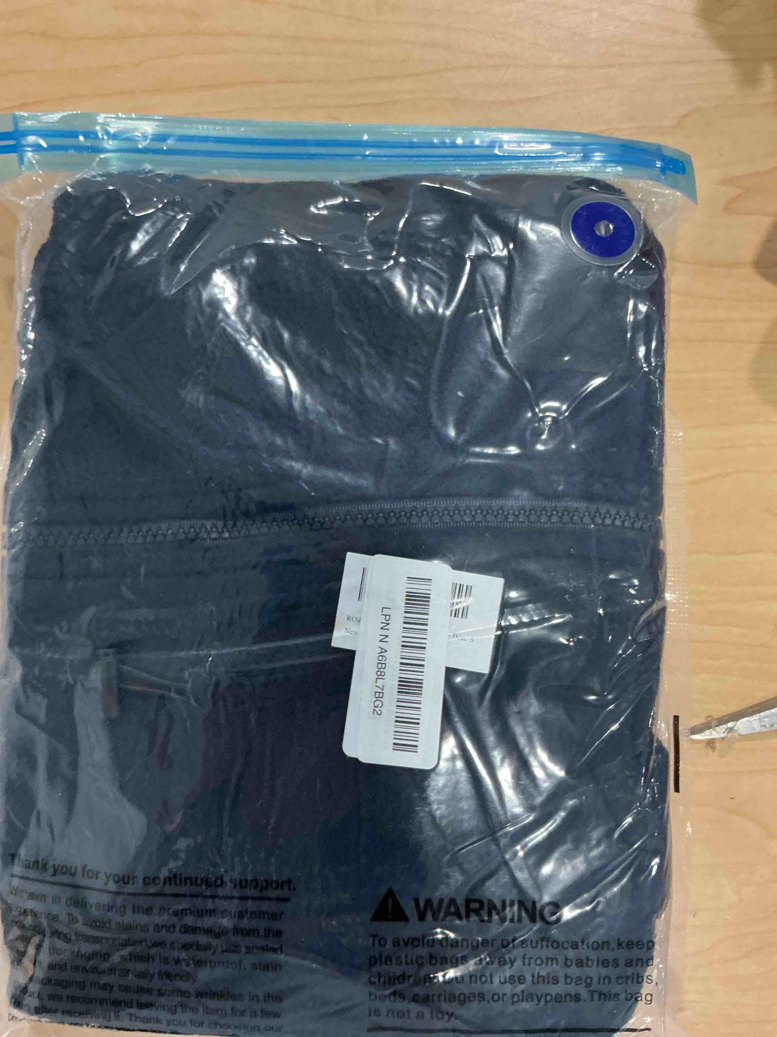 Condition photo showing New/Like New for ROZKITCH Dog Winter Clothes, Pet Windproof Warm Cold Weather Jacket Vest Cozy Jumpsuit Apparel Outfit Clothes for Small Medium Dog Walking Hiking Sleep Blue S S(Back Length:16") Dark Blue