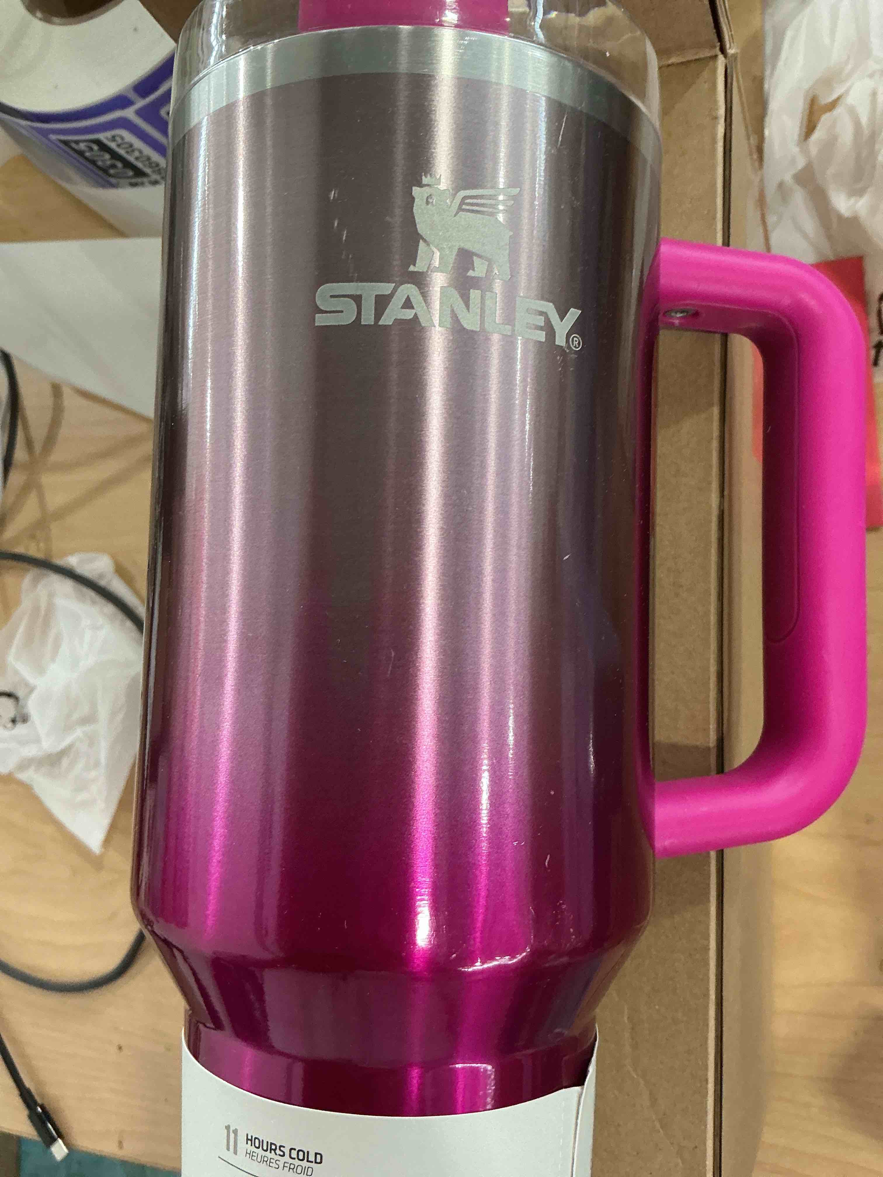 Condition photo showing Good Condition for STANLEY Quencher ProTour Flip Straw Tumbler with Leakproof Lid | Built-In Straw & Handle | Cupholder Compatible for Travel | Insulated Stainless Steel Cup | BPA-Free 40 Ounces Frost Lovely