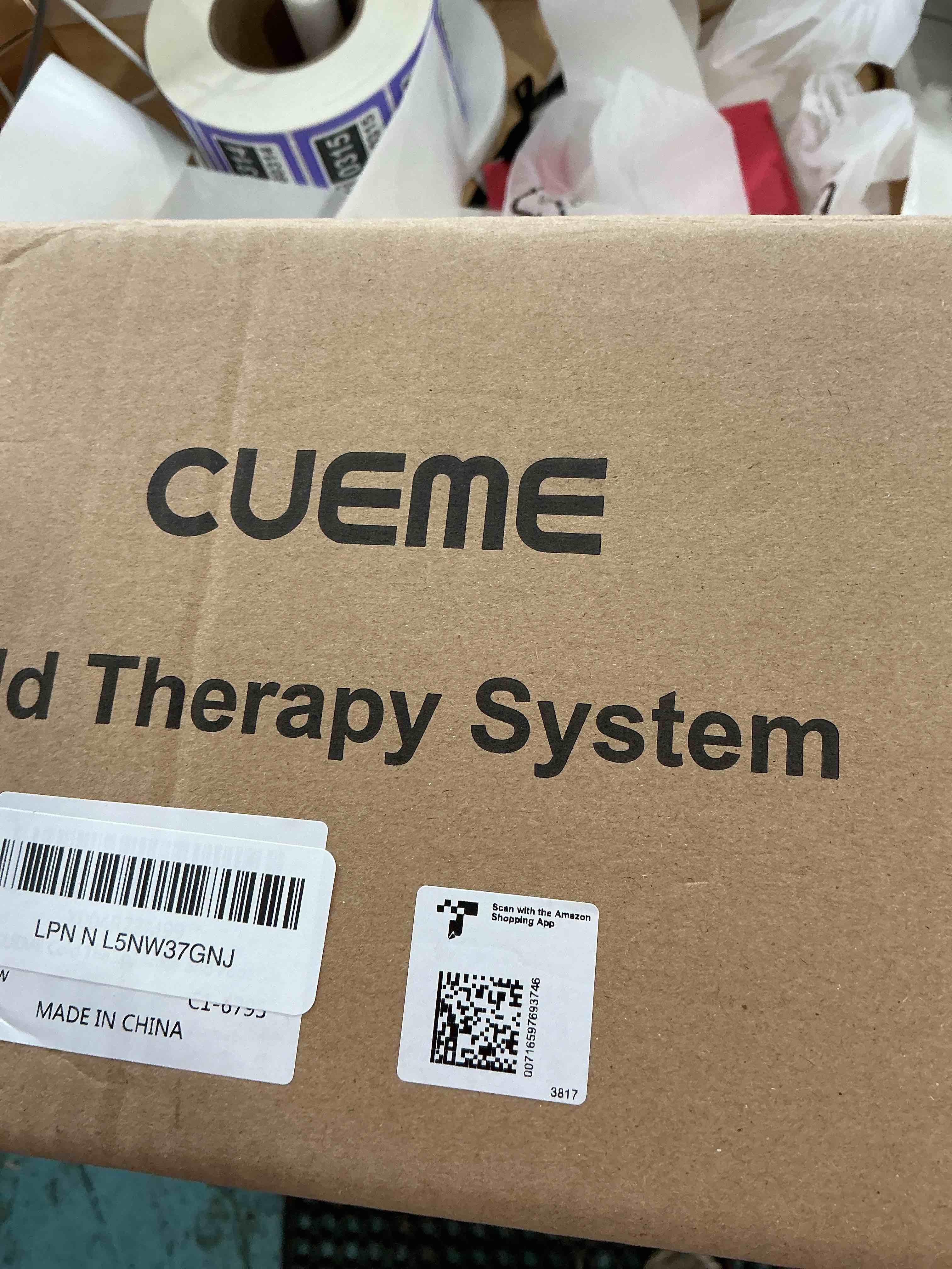 Condition photo showing Good Condition for CUEME Cold Therapy Machine with Programmable Timer, Ice Machine for Knee After Surgery, Knee Replacement Recovery System, Cryotherapy Pain Relief, w/Compression Pad for Shoulder, Hip, Ankle and Foot