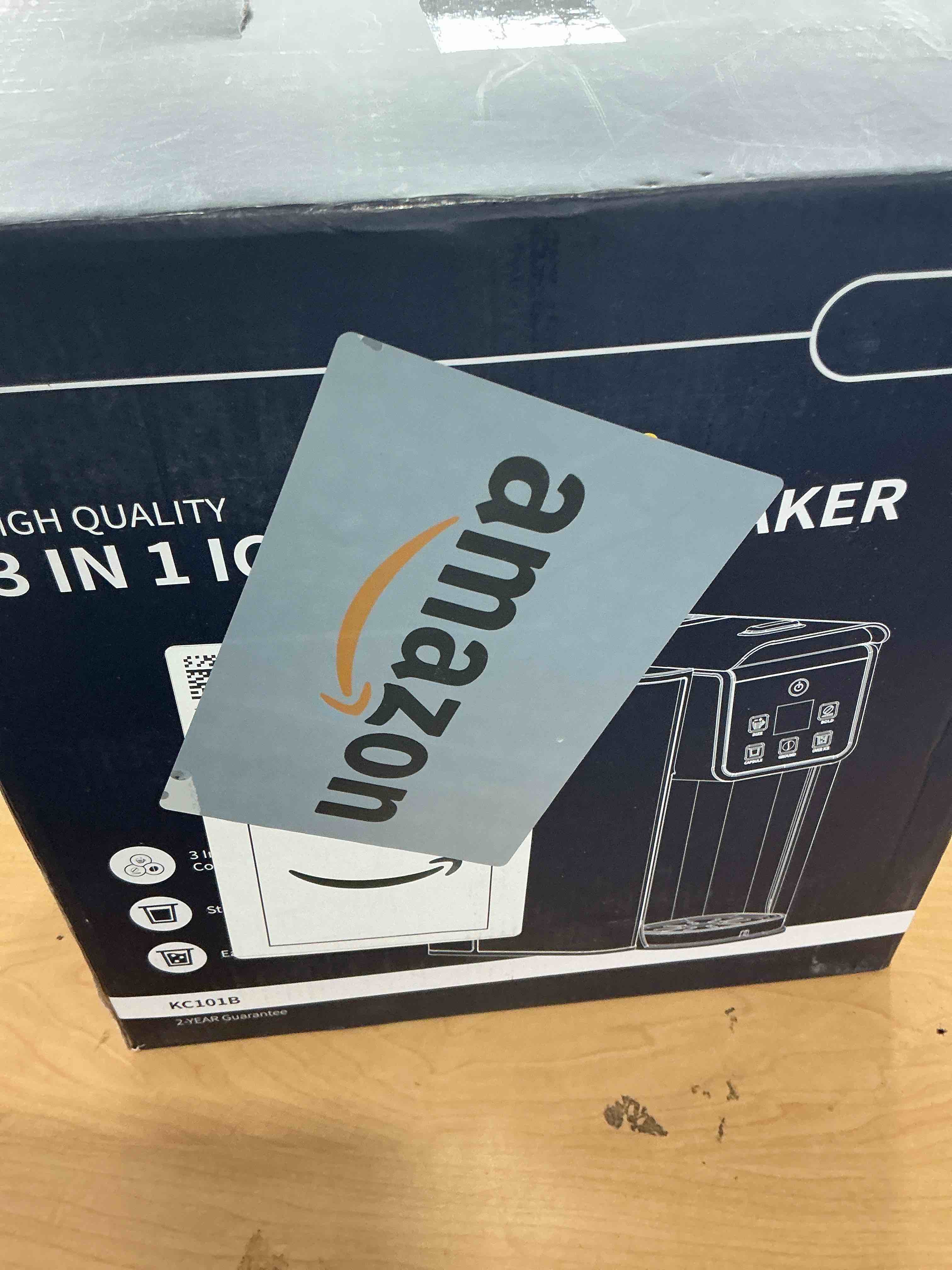 Condition photo showing New/Like New for SHARDOR Single Serve Coffee Maker Upgrade, Hot & Iced Coffee Machine for K Cup and Grounds, 6 to 14 oz Brew Sizes, 50 oz Removable Water Tank, Bold Brew Setting, Pod Maker with Reusable Filter, Black