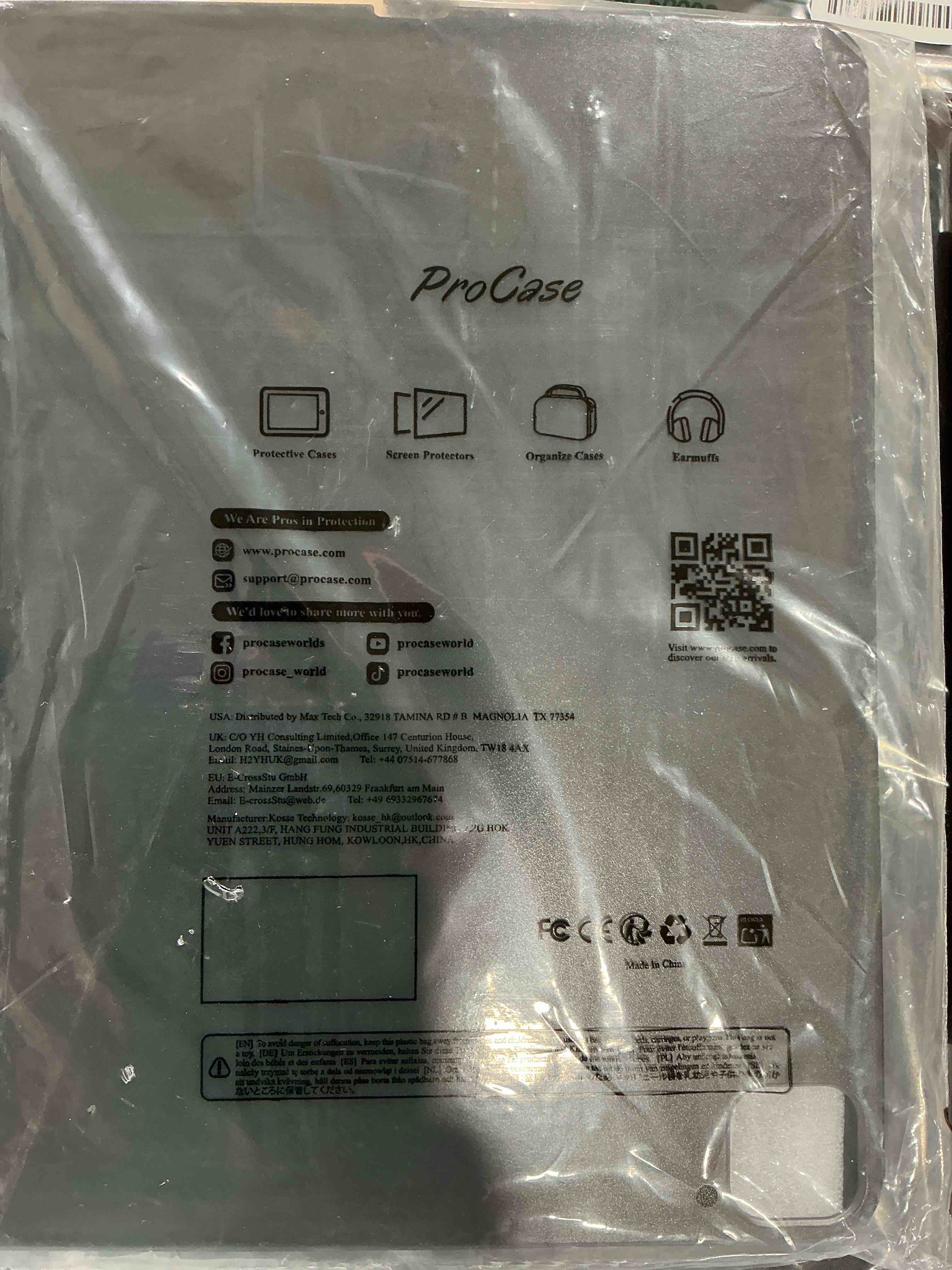 Condition photo showing Good Condition for ProCase Smart Case for iPad Pro 12.9 2022/2021/2020/2018, Slim Stand Hard Back Shell Smart Cover for iPad Pro 12.9" 6th Gen/5th Gen/4th Gen/3rd Gen -Black