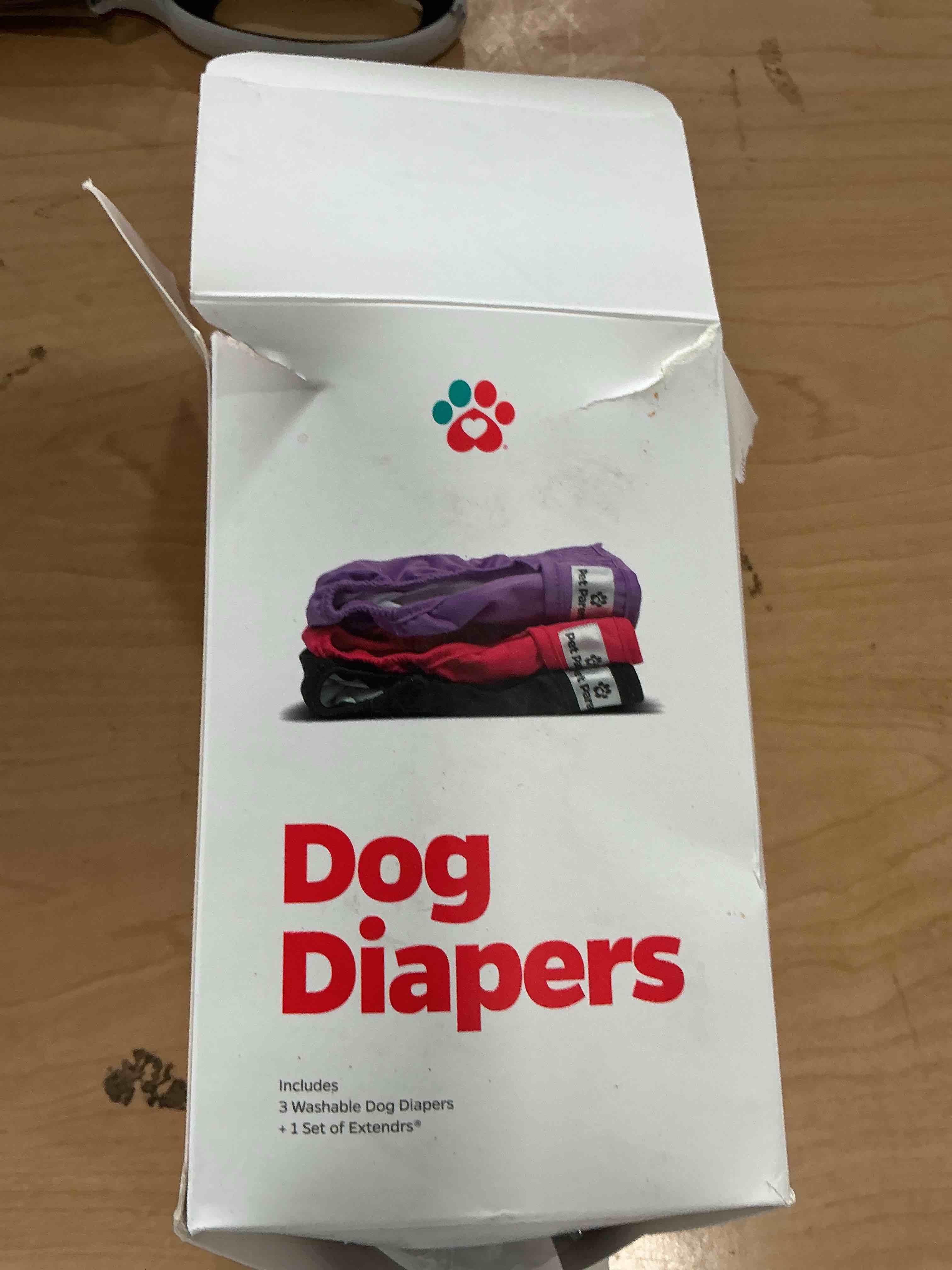 Condition photo showing New/Like New for Pet Parents® Washable Dog Diapers () + Extendrs® of Durable Doggie Diapers, Premium Dog Diapers Female (Small, Princess) Princess Small (9-15")