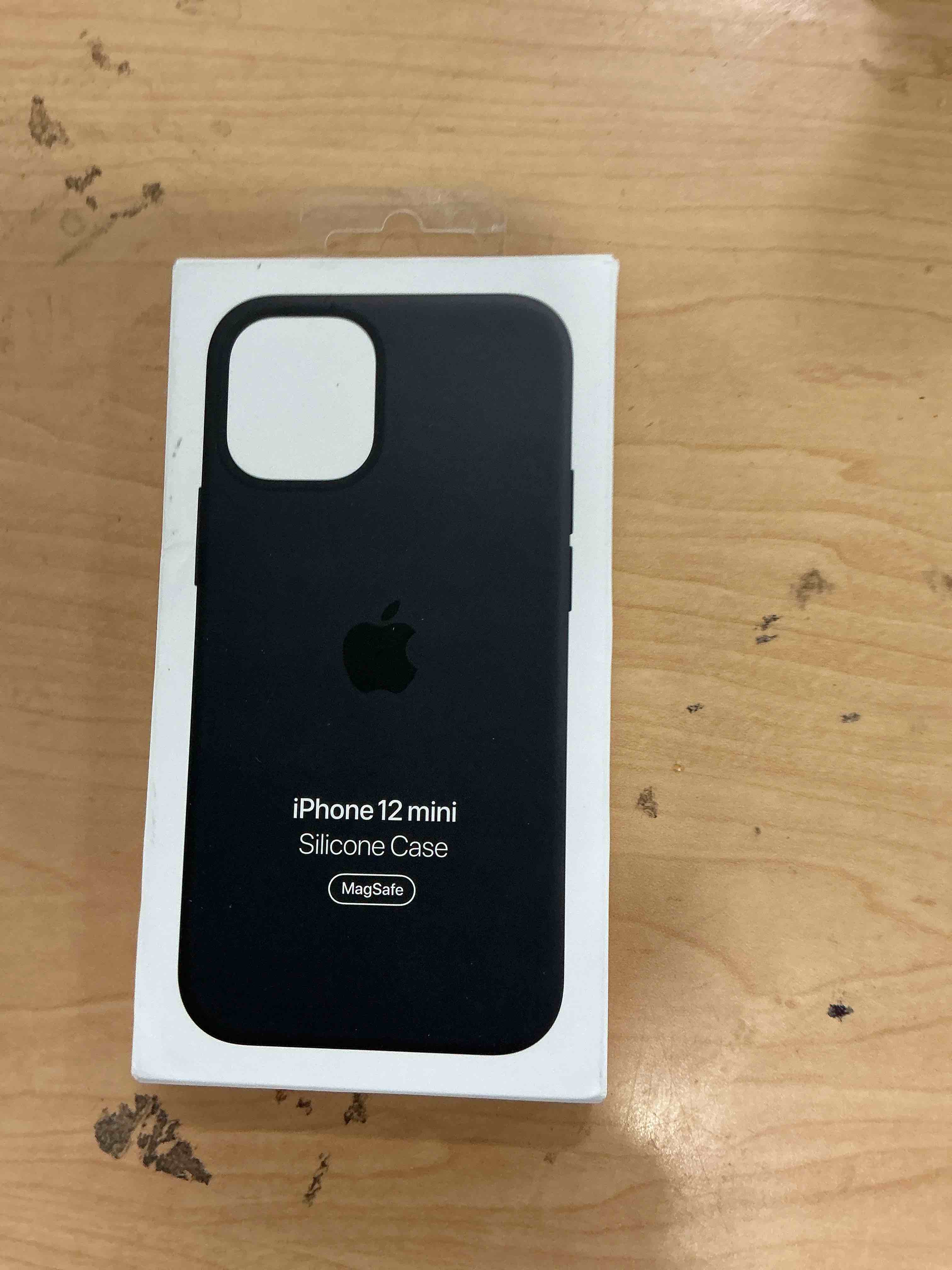 Condition photo showing Good Condition for Apple iPhone 12 mini Silicone Case with MagSafe - Black Silicone Black