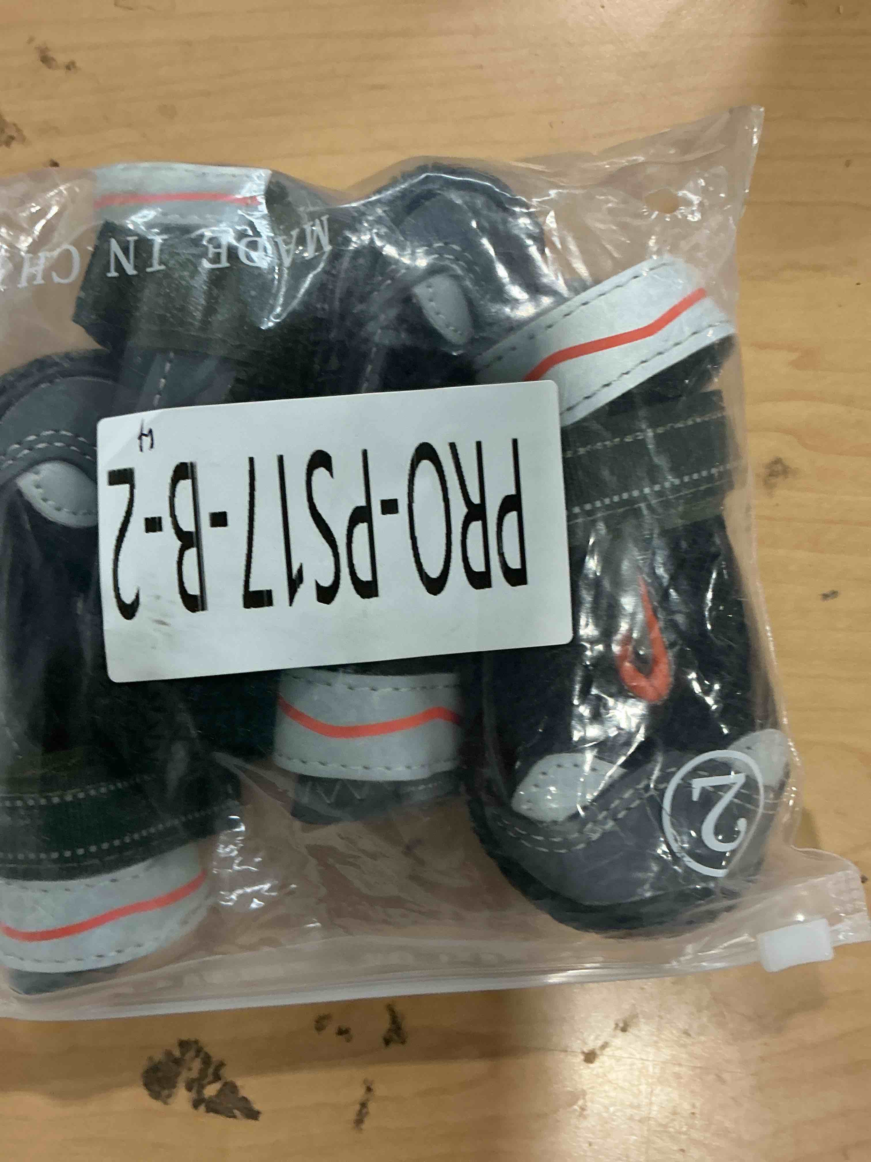 Condition photo showing Good Condition for SlowTon Dog Shoes for Large Small Medium Dogs - Breathable Dog Boots for Summer Hot Pavement, Paw Protector for Outdoor Walking Winter Snow, Anti-Slip Rubber Dog Booties for Hardwood Floor (B, 2) C-Black #2 (Width 1.8 inch) for 21-30 lbs