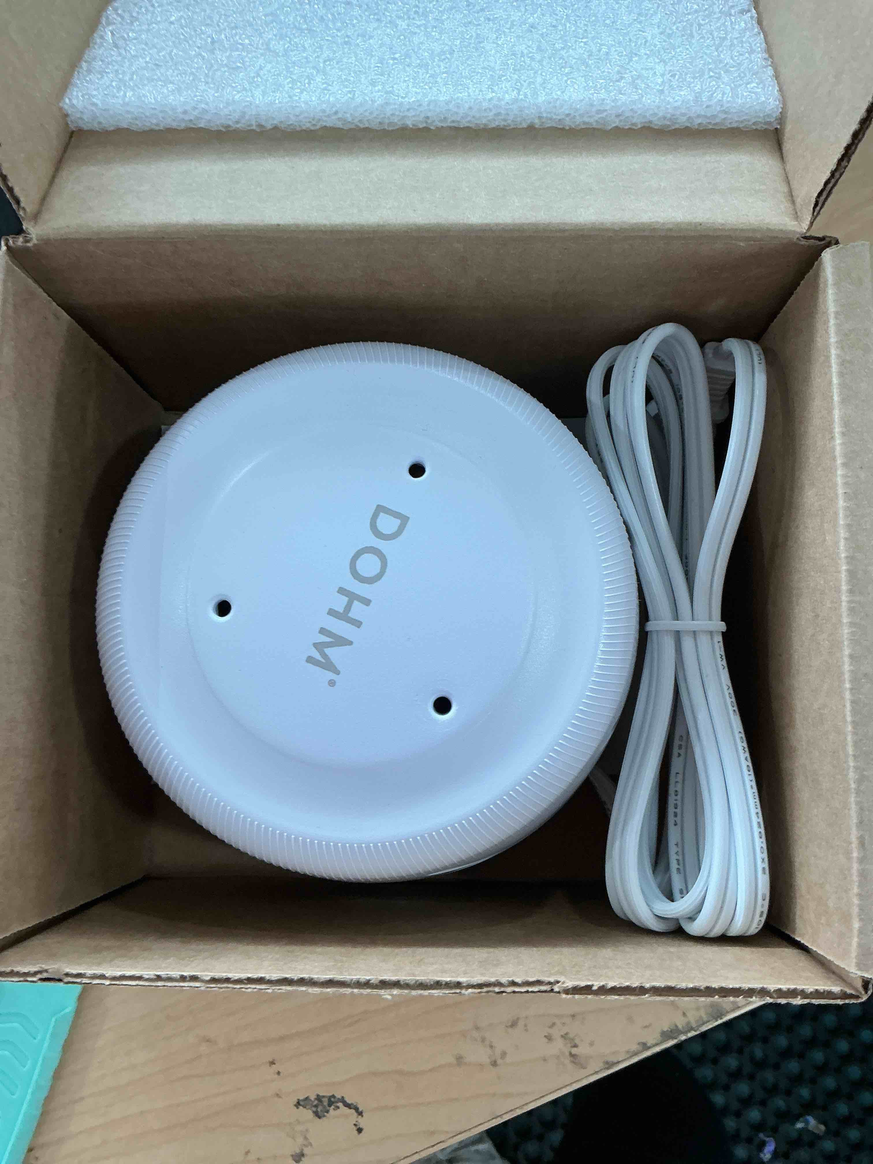 Condition photo showing Good Condition for Yogasleep Dohm Uno White Noise Sound Machine, Real Fan Inside for Non-Looping White Noise, Sleep Aid, Office Privacy & Meditation for Adults & Baby, Registry Gift (White) White Pack of 1