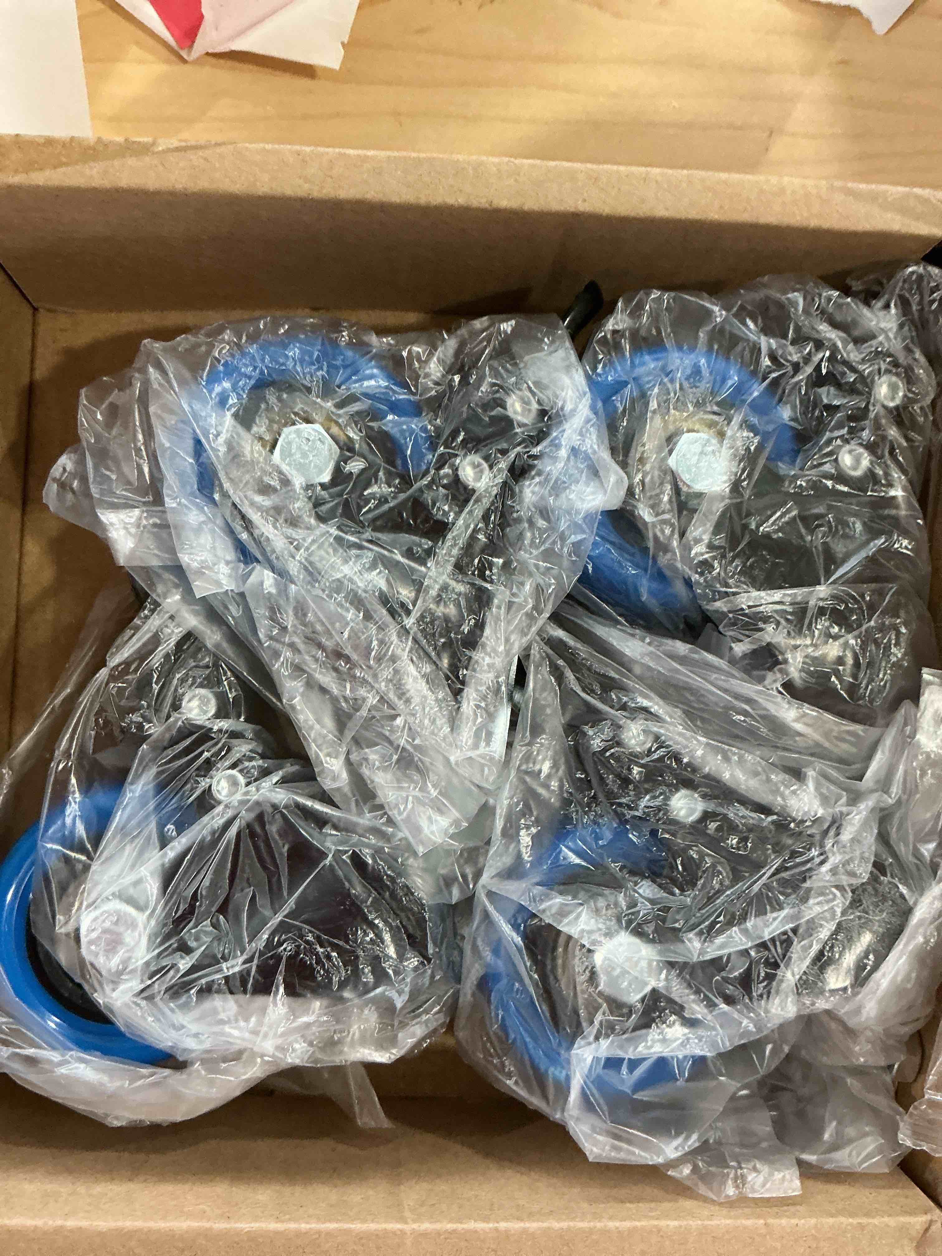 Condition photo showing Good Condition for Stem Caster Wheels 2 inch Heavy Duty, Swivel Threaded Stem Mount Casters Set of 4 with American Size UNC 1/4"-20 x 1 2 INCH 1/4"-20x1"