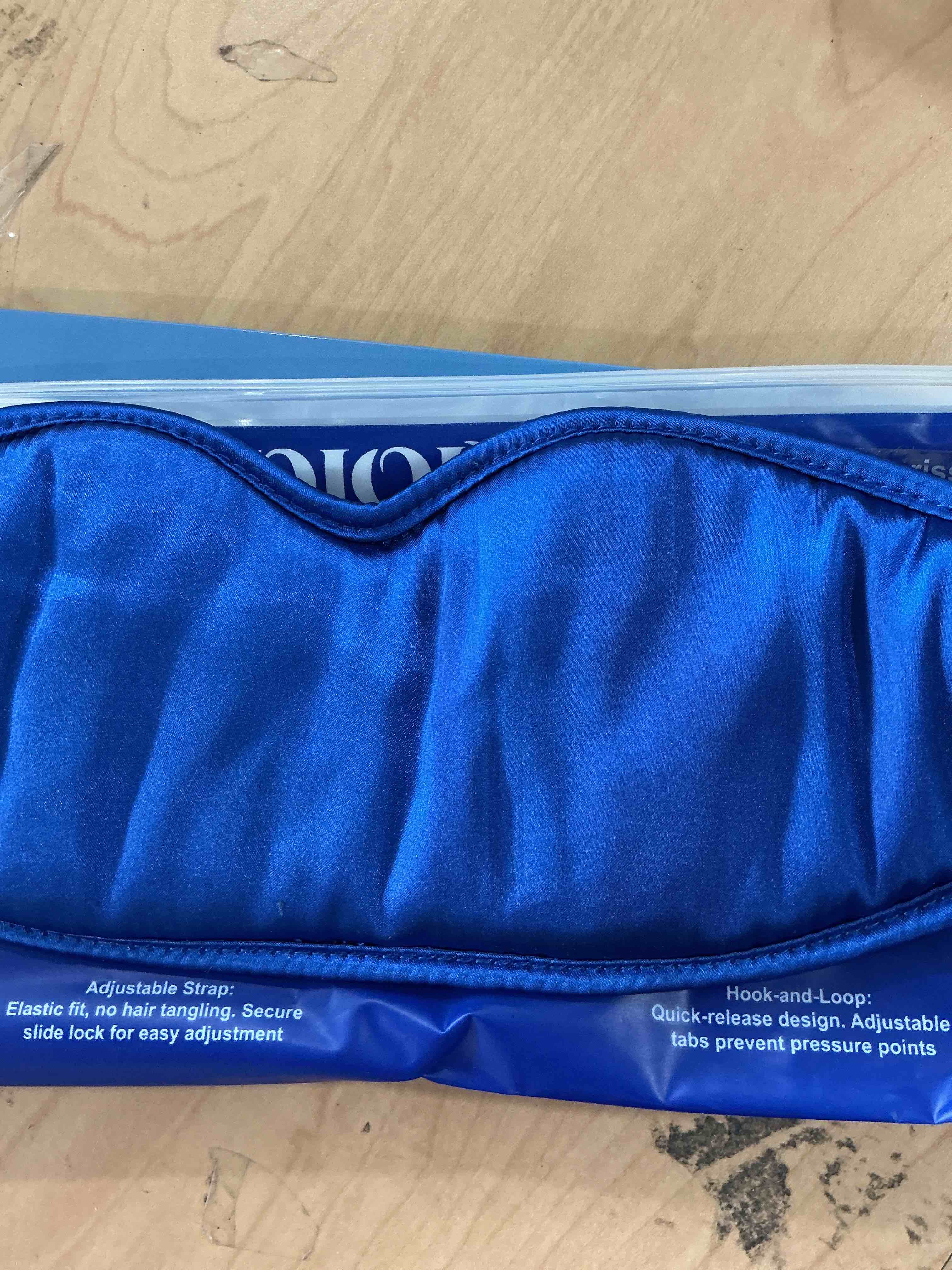 Condition photo showing Good Condition for Cold Eye Mask Cooling Mask for Puffy Eyes: Flexible Ice Eye Pack for Migraine After Surgery Relief - Reusable Gel Face Mask for Headache Puffiness - Comfortable Perfect Fit Cool Compress for Sleep Blue