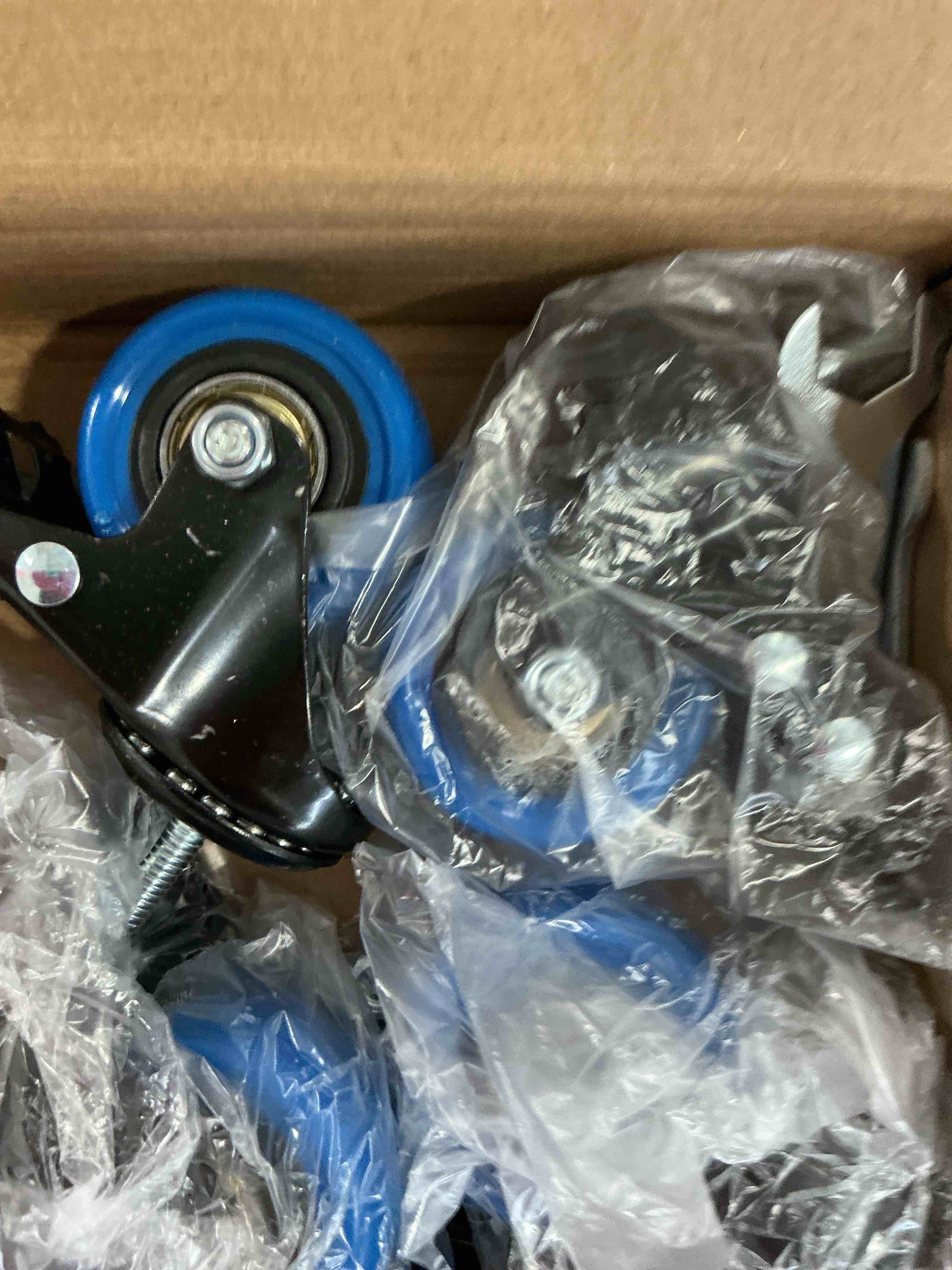 Condition photo showing Good Condition for Stem Caster Wheels 2 inch Heavy Duty, Swivel Threaded Stem Mount Casters Set of 4 with American Size UNC 1/4"-20 x 1 2 INCH 1/4"-20x1"