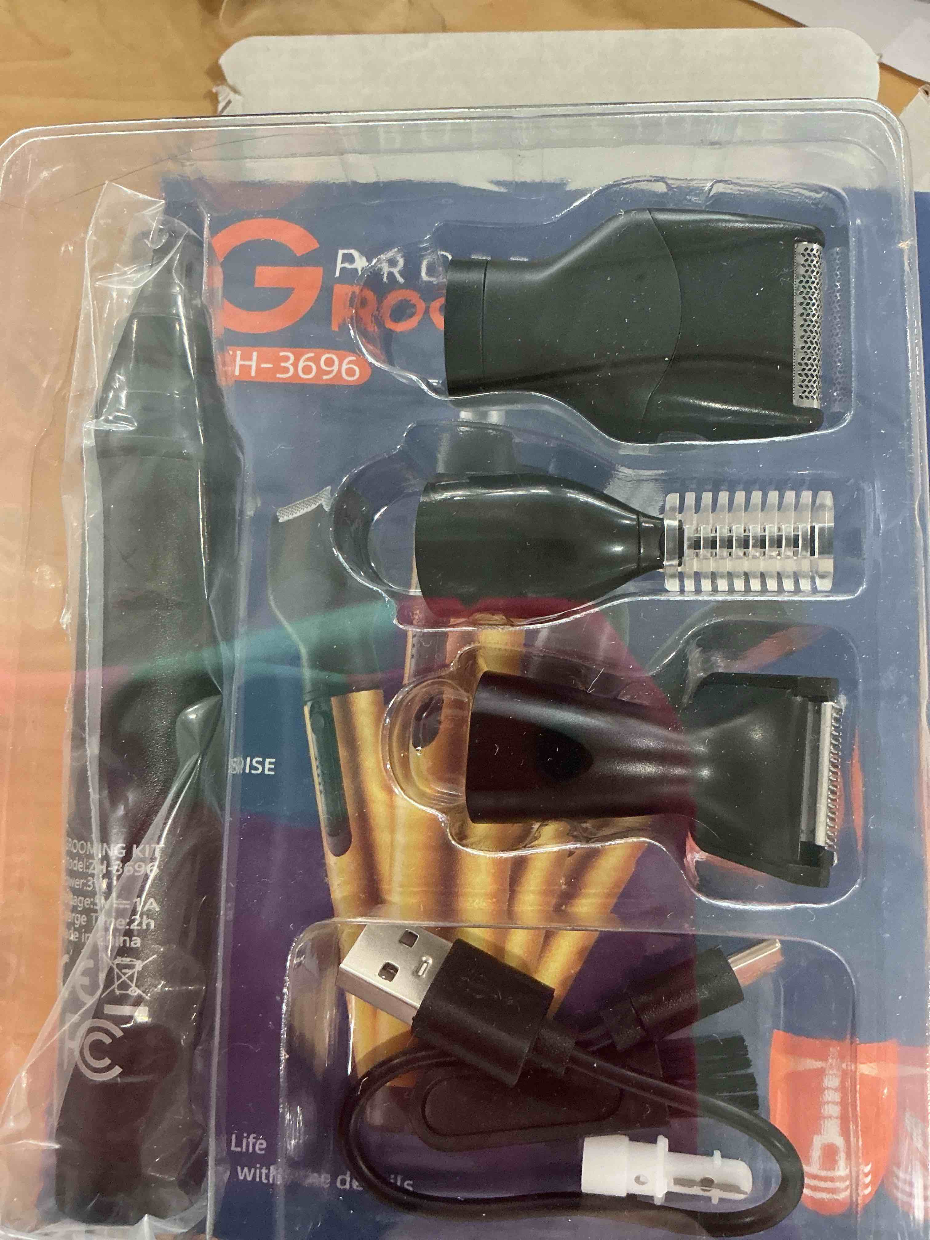 Condition photo showing Good Condition for Ear and Nose Hair Trimmer Clipper - 4-in-1 Grooming Tool for Nose Hair, Ear Hair, Beard, Eyebrows, Head Hair, Body Hair, Armpit, Leg (Black)