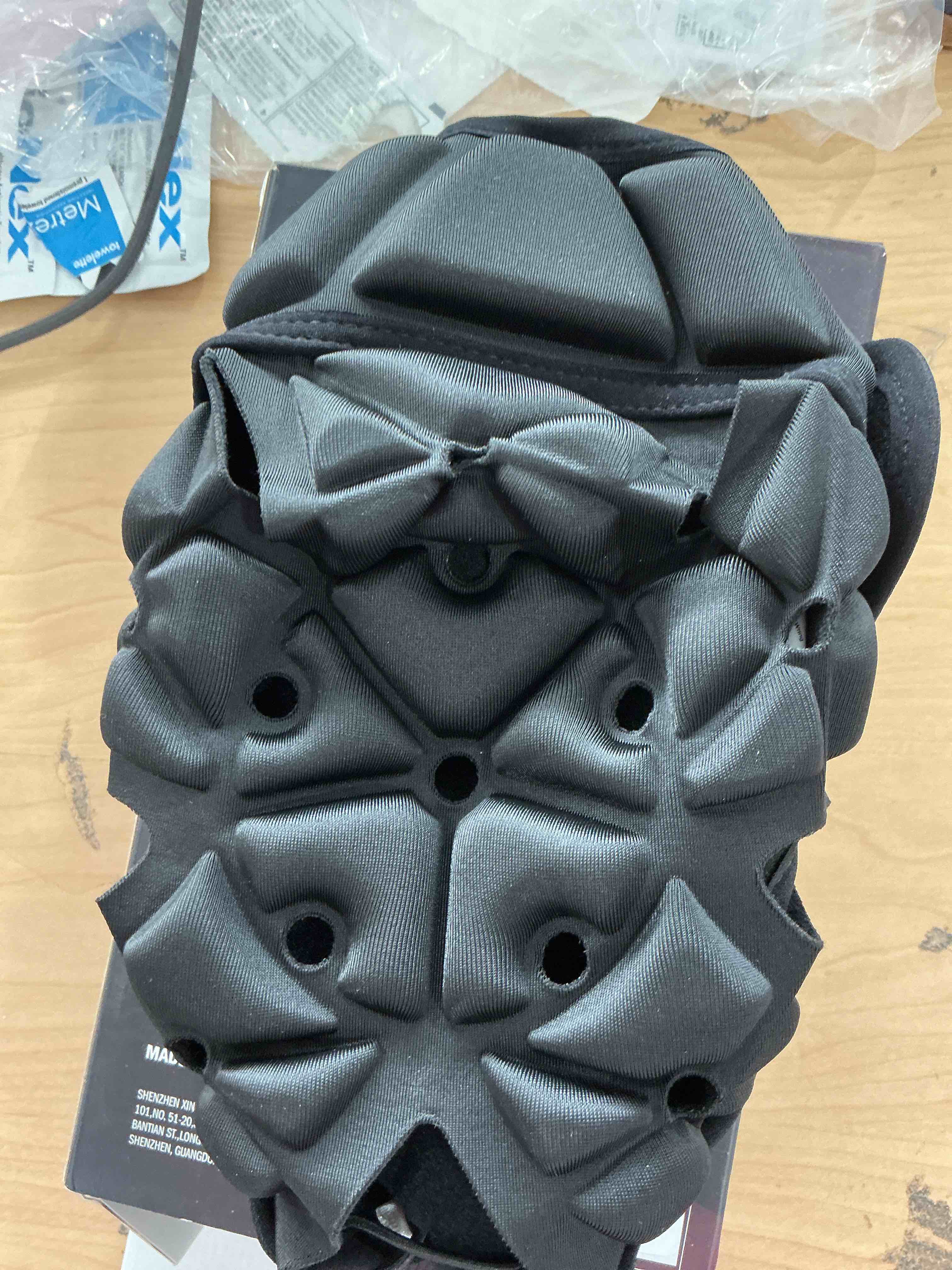 Condition photo showing Good Condition for Soft Helmet for Flag Football Scrum Cap Soft Shell Helmet Rugby Headgear for Youth Adults BLACK Medium