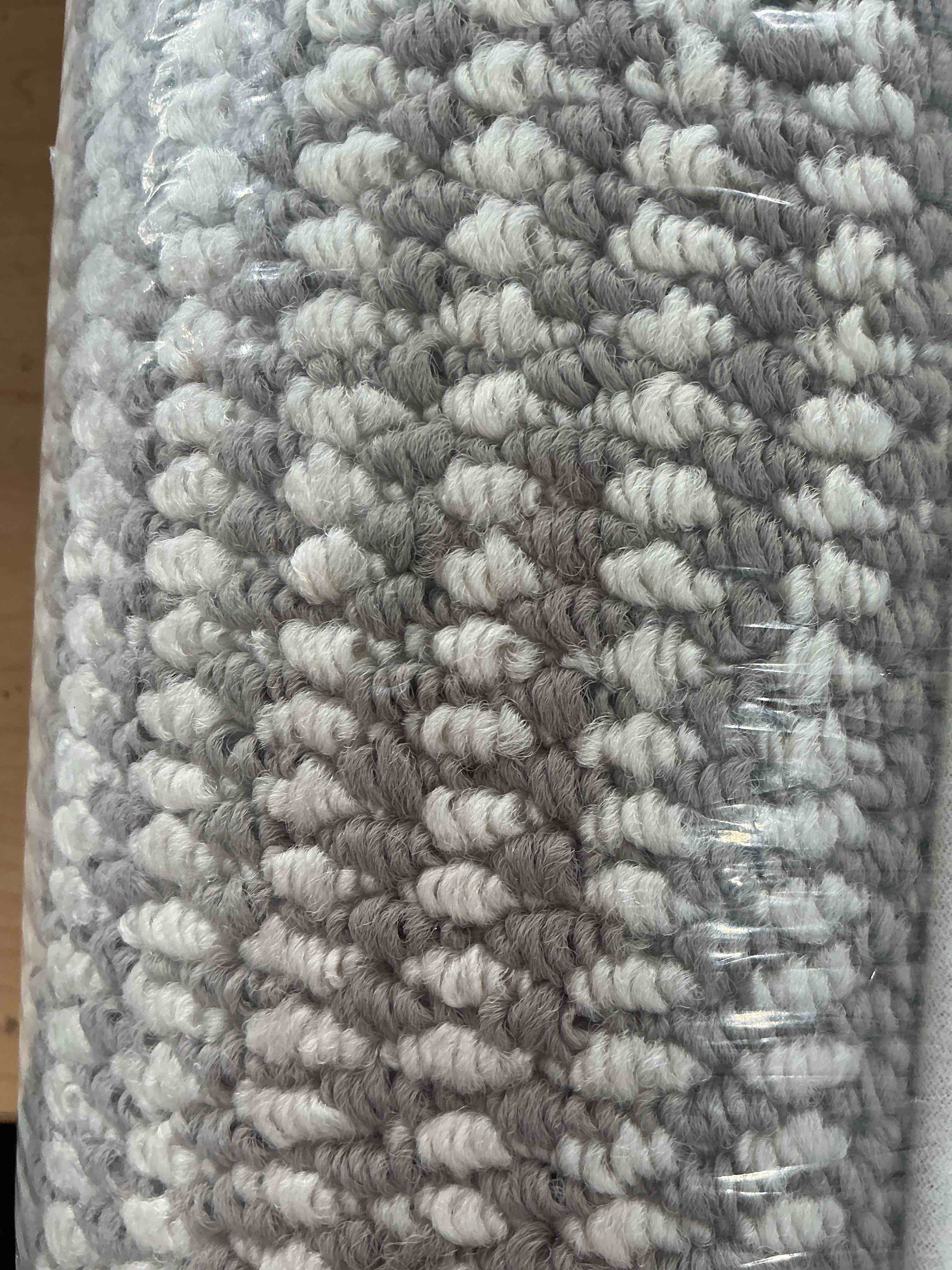 Condition photo showing New/Like New for Artoid Mode Beige and Grey Machine Washable Non Slip Kitchen Rugs and Mats Set of 2, Absorbent and Stain Resistant Kitchen Mats for Sink Hallway and Laundry - 17x29 and 17x47 Inch 17" x 29" /17" x 47" Beige/Grey