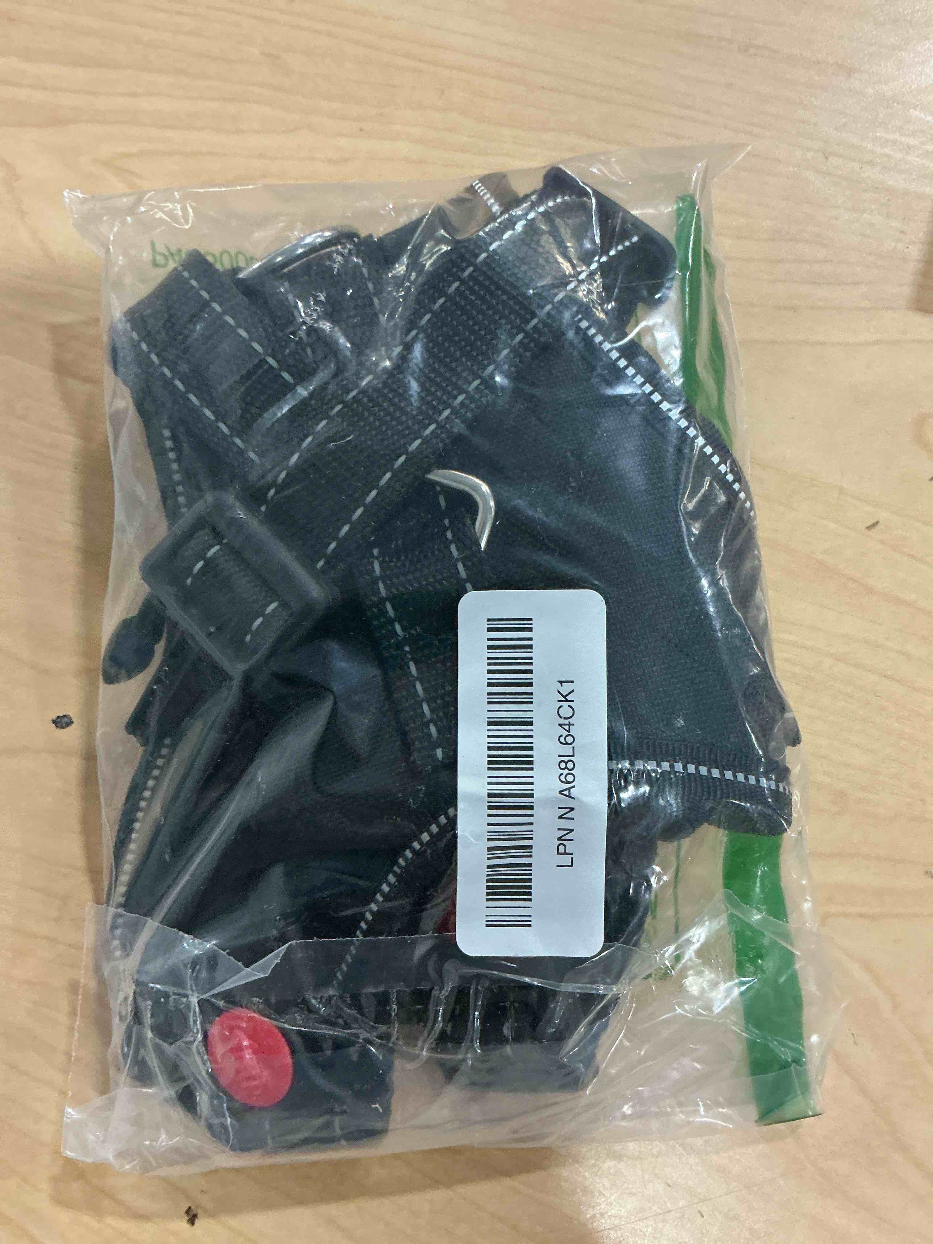 Condition photo showing New/Like New for Dog Harness, No Pull Pet Vest Reflective Strip Escape Proof, Easy to Adjust Dog Harness with Escape Proof Function Suitable for Walking, Traveling and Training, Black, L