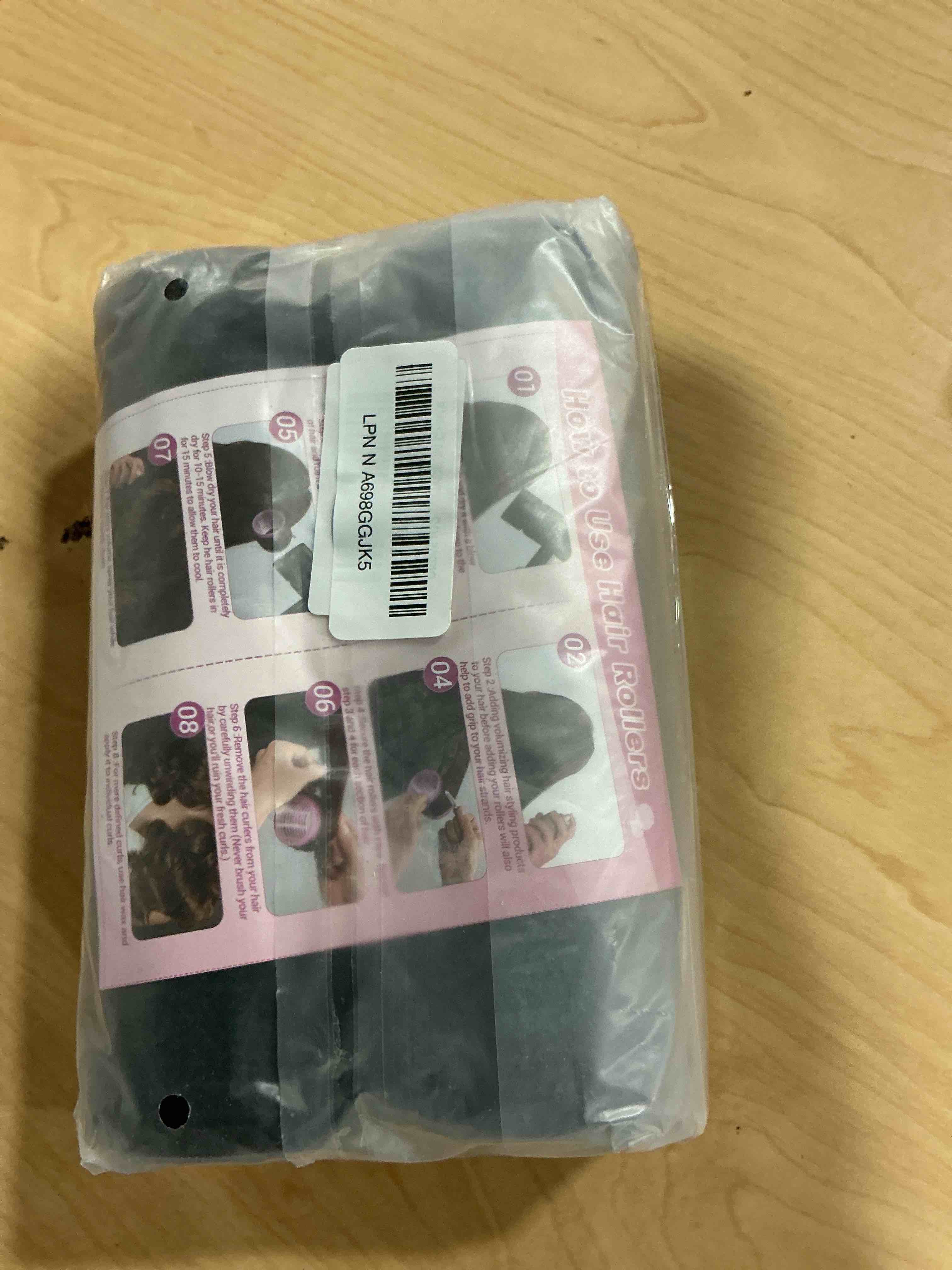 Condition photo showing New/Like New for Hair Curler Rollers for Women 24PCS Heatless Hair Roller with 12PCS Clips, 4 Sizes?Jumbo Large Medium Small?Self Grip Holding Hair Rollers for Long Medium Short Thick Fine Volume Thin Bangs Hair 37 Pieces Set