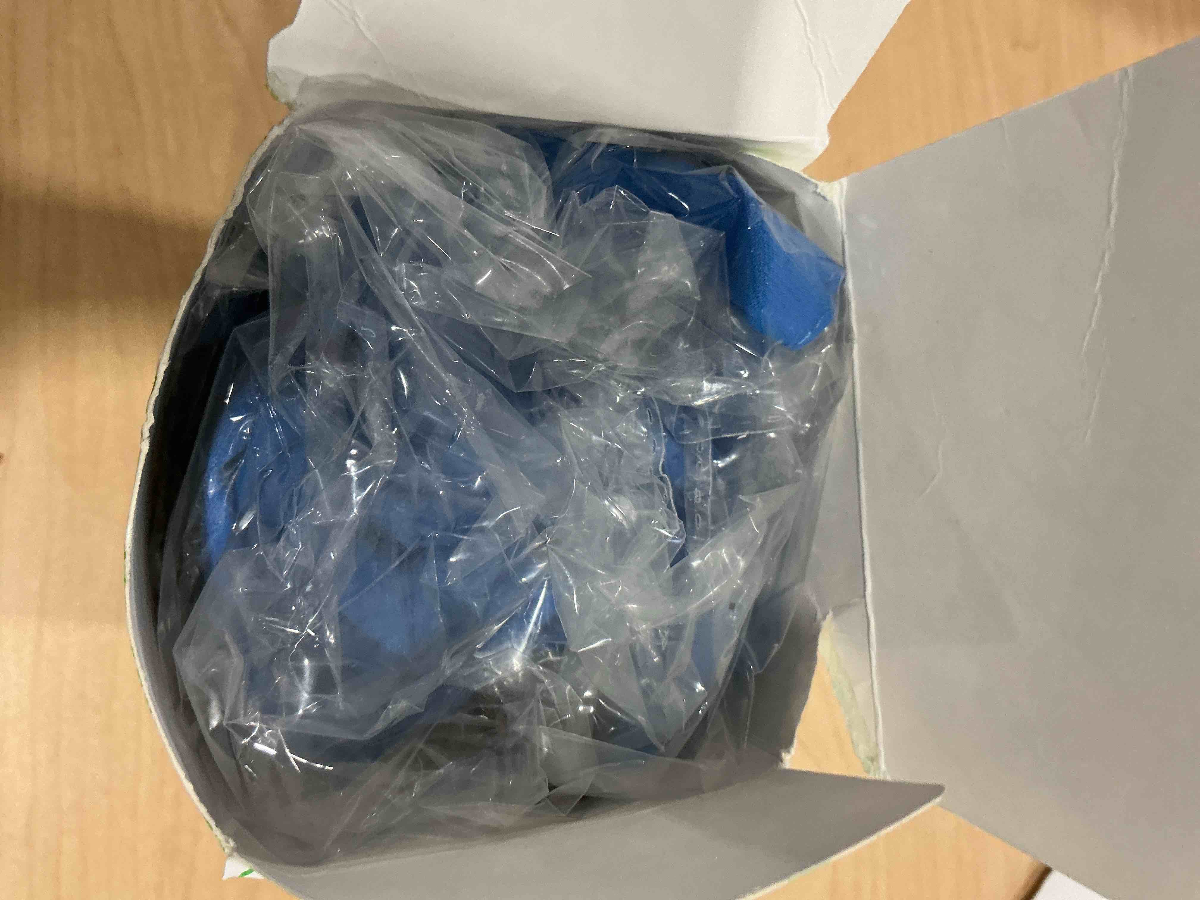 Condition photo showing New/Like New for Mile High Life Dog Raincoat, Adjustable Waterproof Reflective Rain Jacket for Small Medium Large Dogs, Lightweight Breathable Pet Rain Coat with Leash Hole(Blue,L Chest 32-40") L Chest 32"-40" Blue