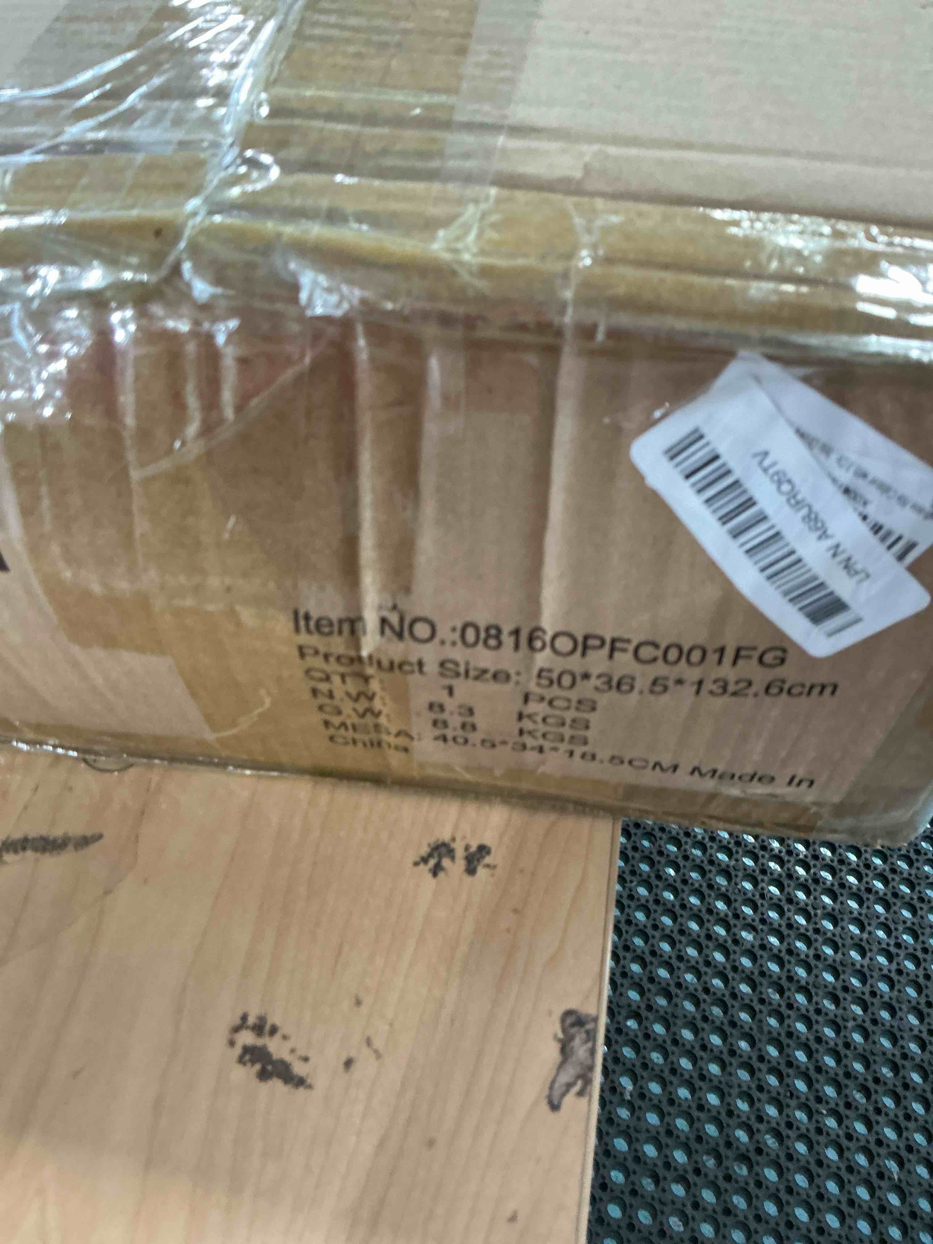 Condition photo showing New/Like New for Snughome 3 Drawer Tall File Cabinet with 19.7'' Extended Desktop, 3-Tier Filing Cabinet for Home Office 51.6''H Vertical File Cabinet Printer Stand with Drawers, Fits A4/Letter/Legal,Rustic Brown