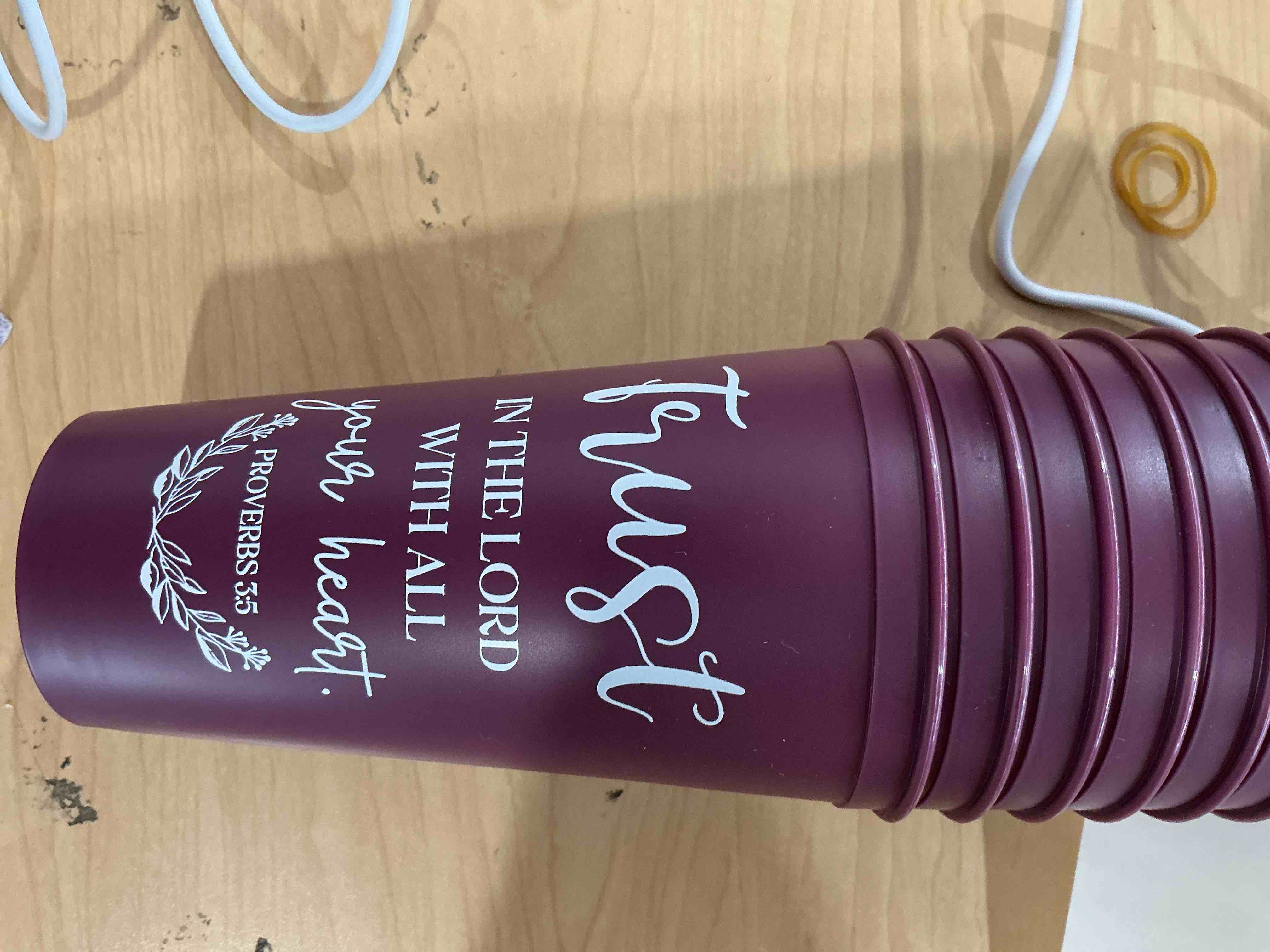 Condition photo showing New/Like New for Man of God Gifts for Men Christian Mugs Bulk with Cork Bottom 15 oz Bible Verses Cups Ceramic Religious Coffee Mug Thank You Gift for Christmas Dad Grandpa Birthday Church(6 Pcs)
