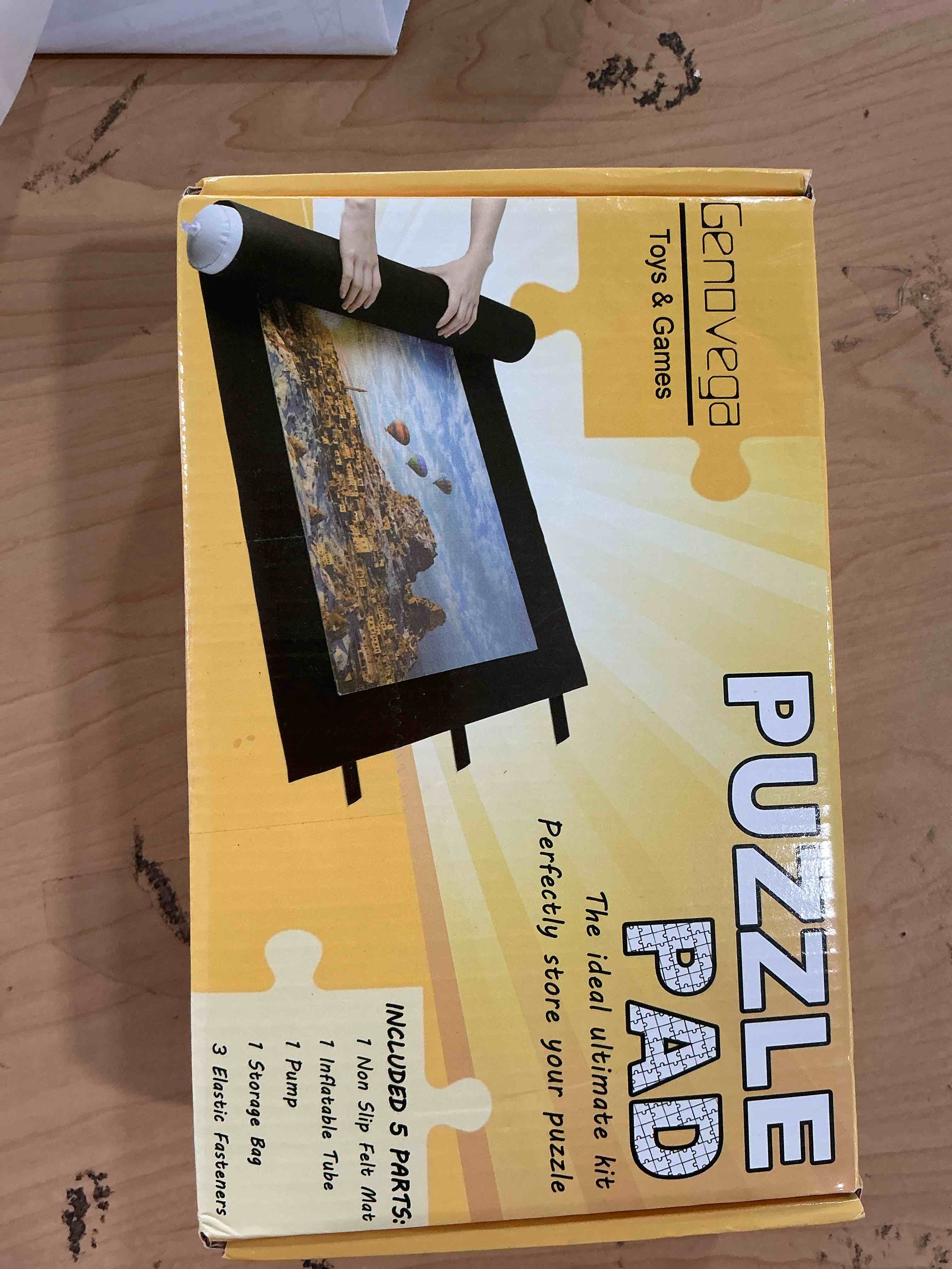 Condition photo showing Good Condition for Jigsaw Puzzle Board Roll Up Mats Games Saver Portable Keeper Storage Magic Holder Matt Rollup 2000 1000 500 300 Pieces Accessories Christmas Ideas for Adults Toddler Teens Boys Girls New Home Gifts Black 2000