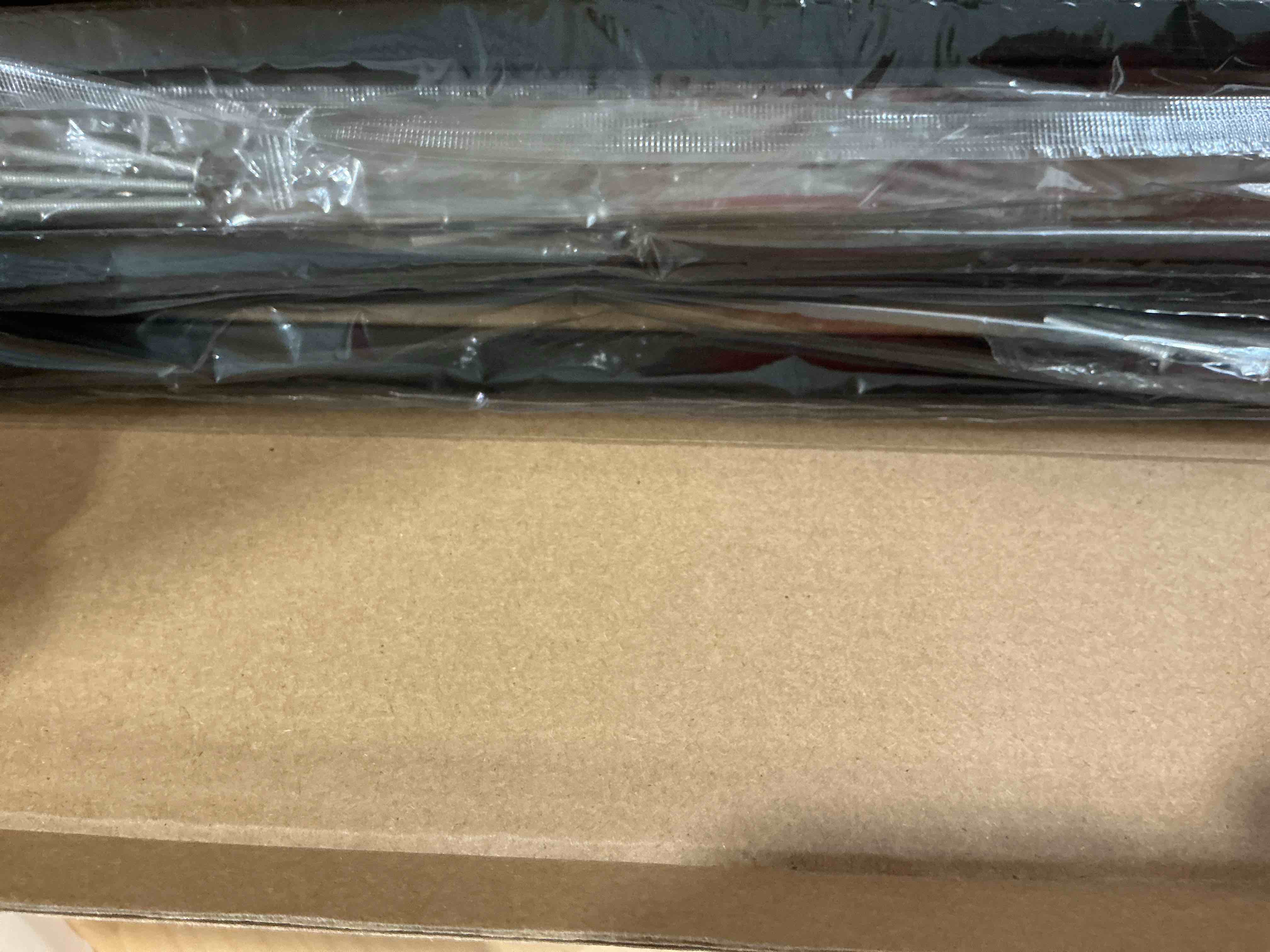 Condition photo showing New/Like New for Cabinet Pulls Matte Black Cabinet Handles Square Drawer Pulls, 5 Pack 15 Inch Stainless Steel Kitchen Door Cupboard Cabinet Handles, Drawer Hardware Handles, 384mm Hole Centers 5 15 inch Hole Centers(384mm)