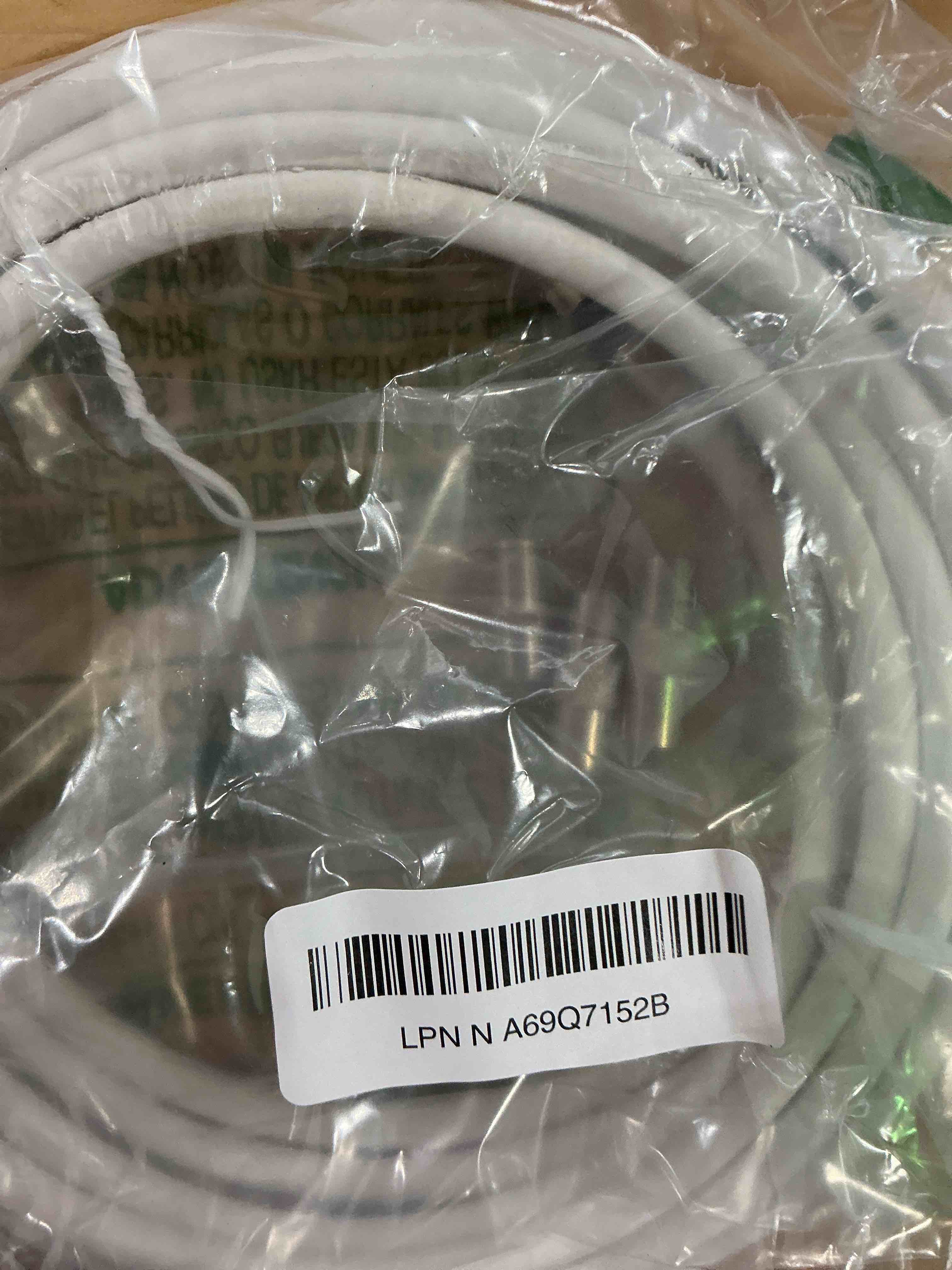 Condition photo showing Good Condition for 15ft RG6 Coaxial Cable White, 75 Ohm Coax Cable with F Connector & F81 Double Female Coupler, Low Loss High-Speed TV Antenna Extension Cord for HD TV, Satellite & Dish 15 FT White
