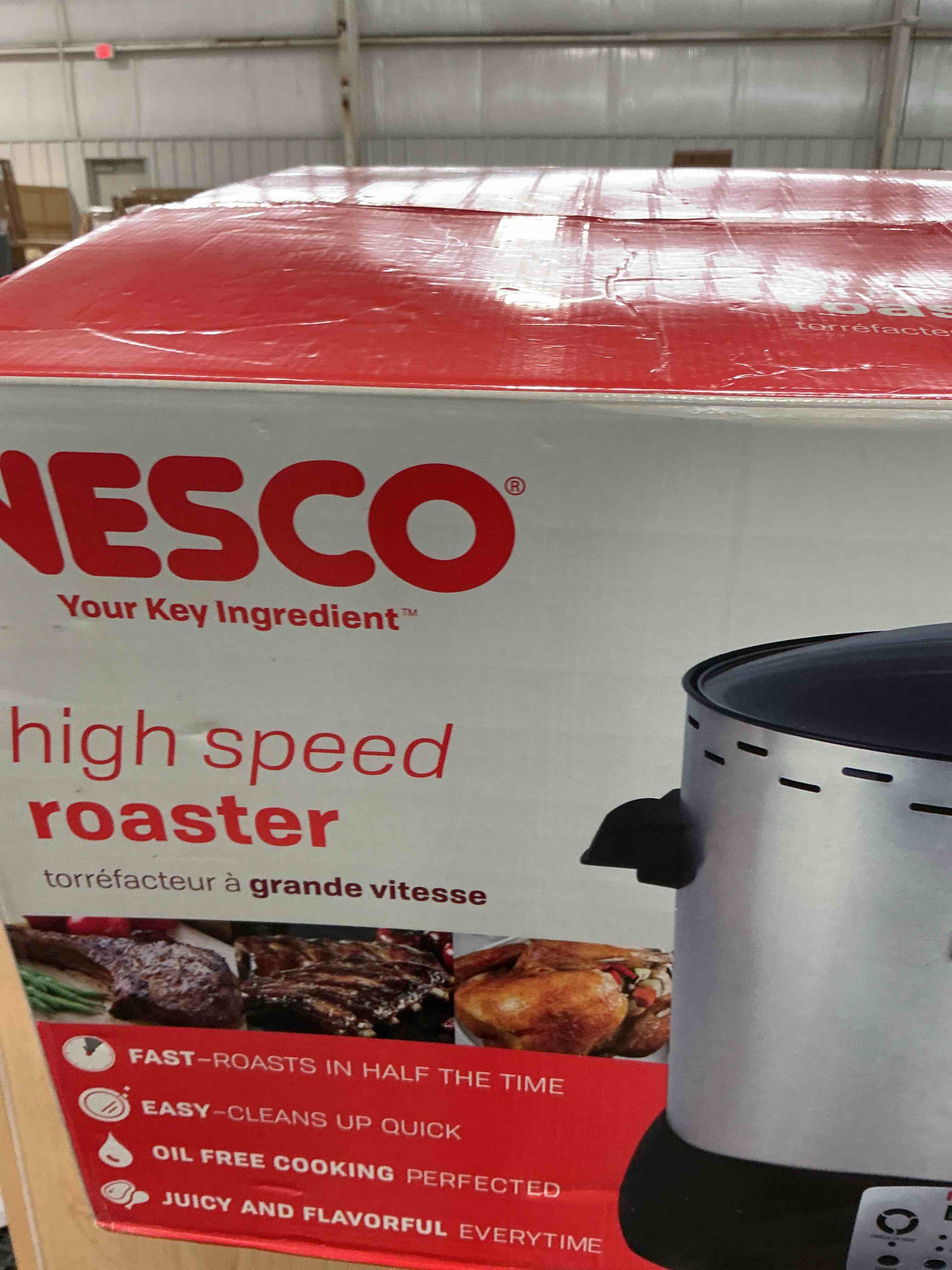 Condition photo showing Good Condition for NESCO ITR-01 Digital Infrared Upright Turkey Roaster, Oil Free, 1420 Watts, Silver