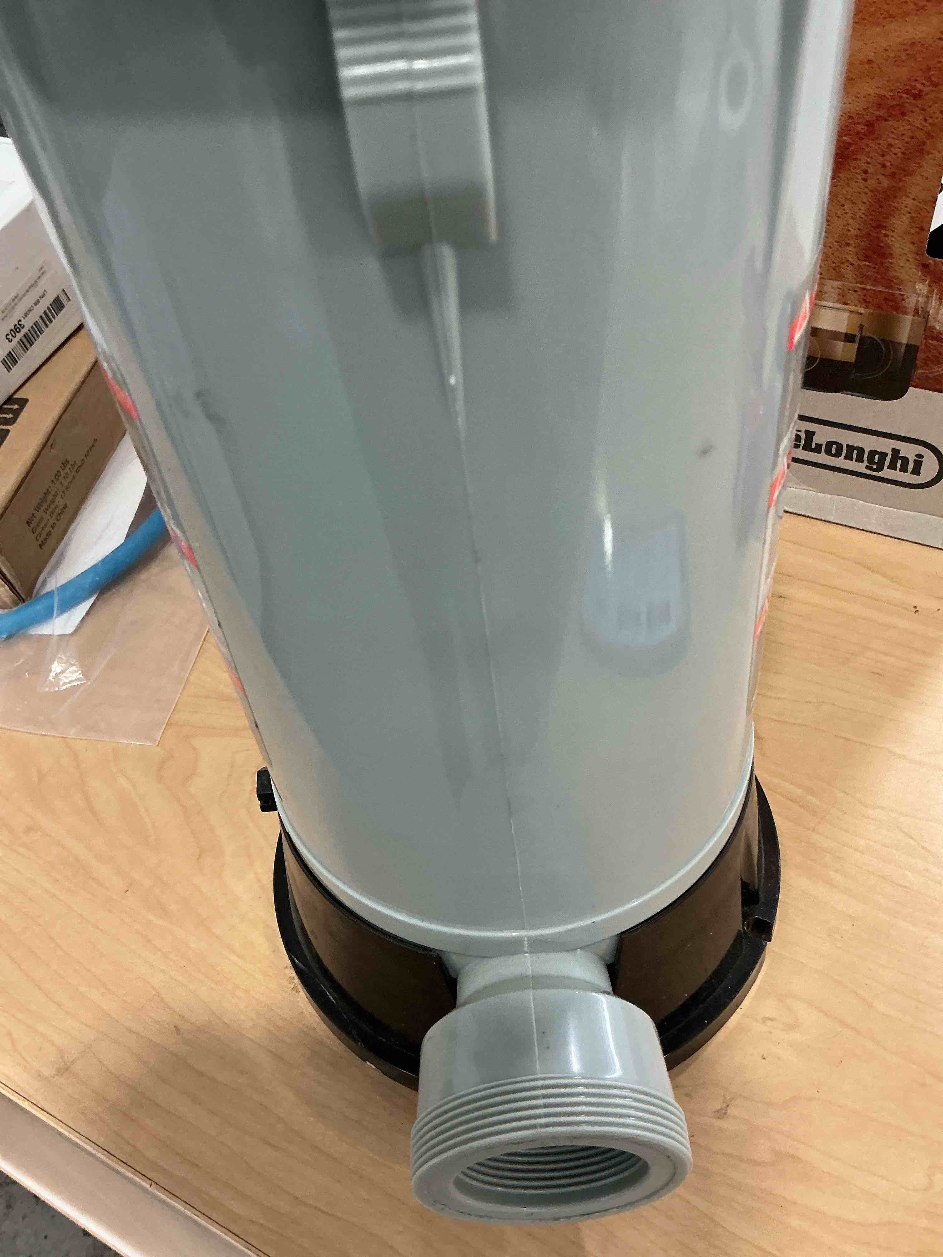 Condition photo showing Good Condition for CL200 Inline Automatic Chlorinator Compatible with Hayward Cl200 Chemical Chlorine Feeder for Above Ground Pool, Inground Swimming Pool Chlorine Dispenser Tablet in-line Auto Chlorinator 2-Inch