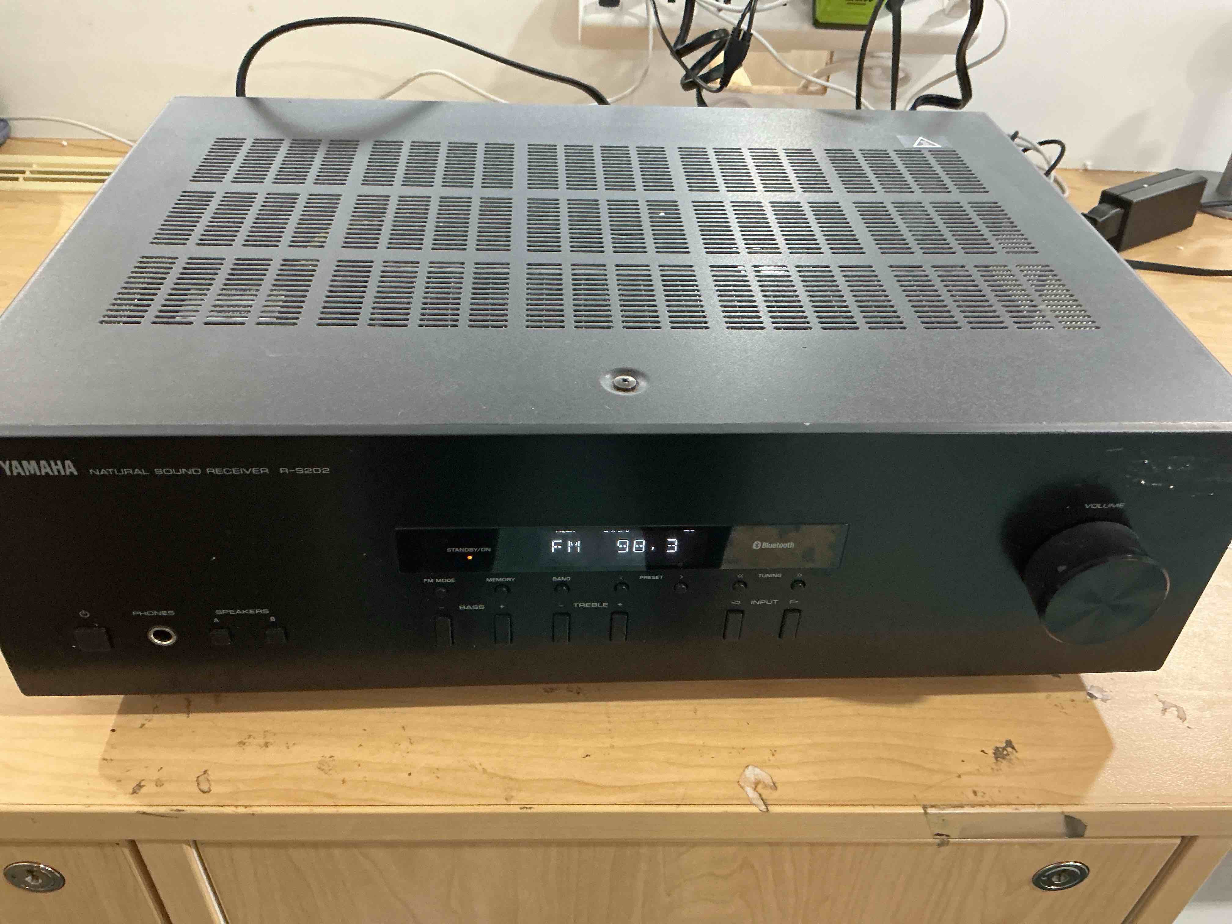 Condition photo showing Good Condition for YAMAHA R-S202BL Stereo Receiver