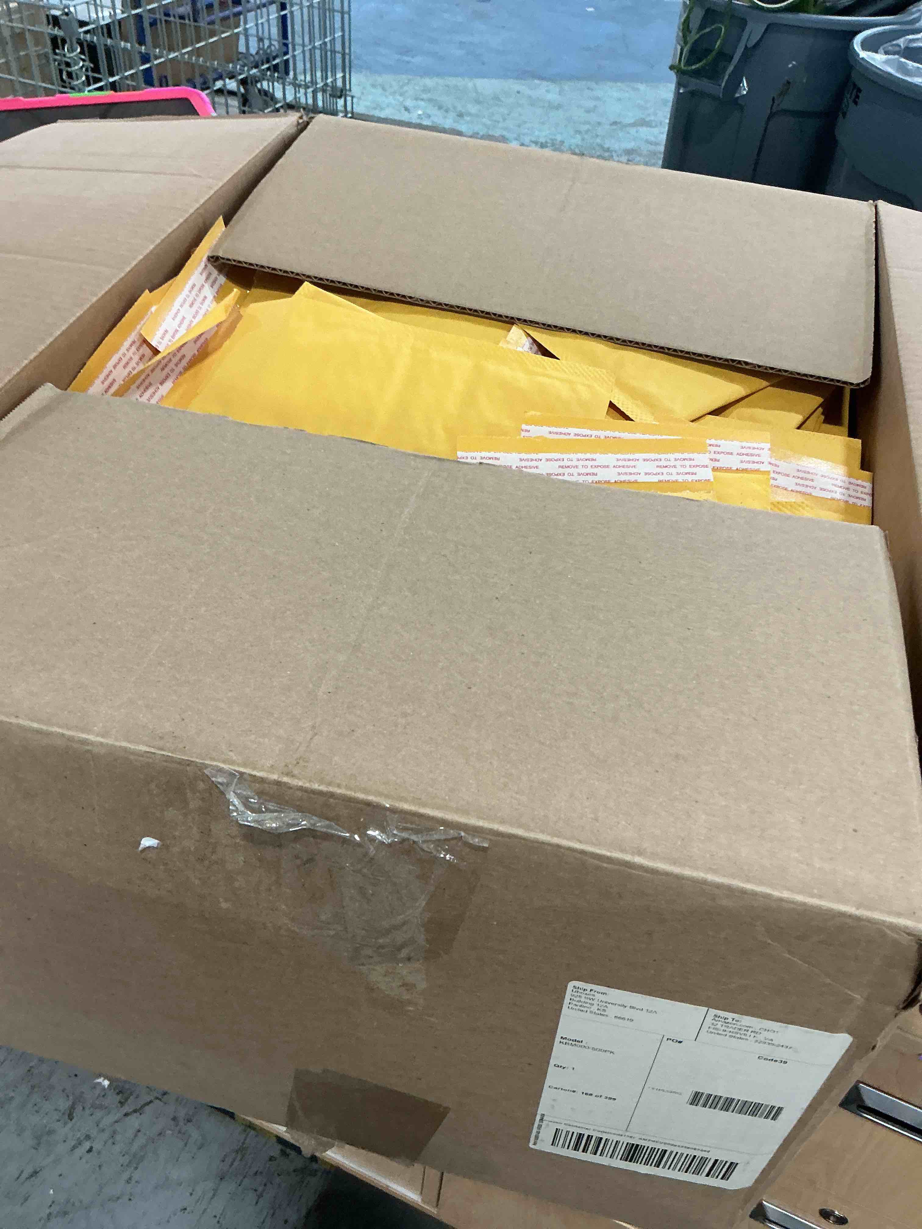 Condition photo showing Good Condition for packbabol Kraft Bubble Mailers Inch400, pieces Small Self-Sealing Mail Shipping Bags,Yellow Padded Envelopes #2