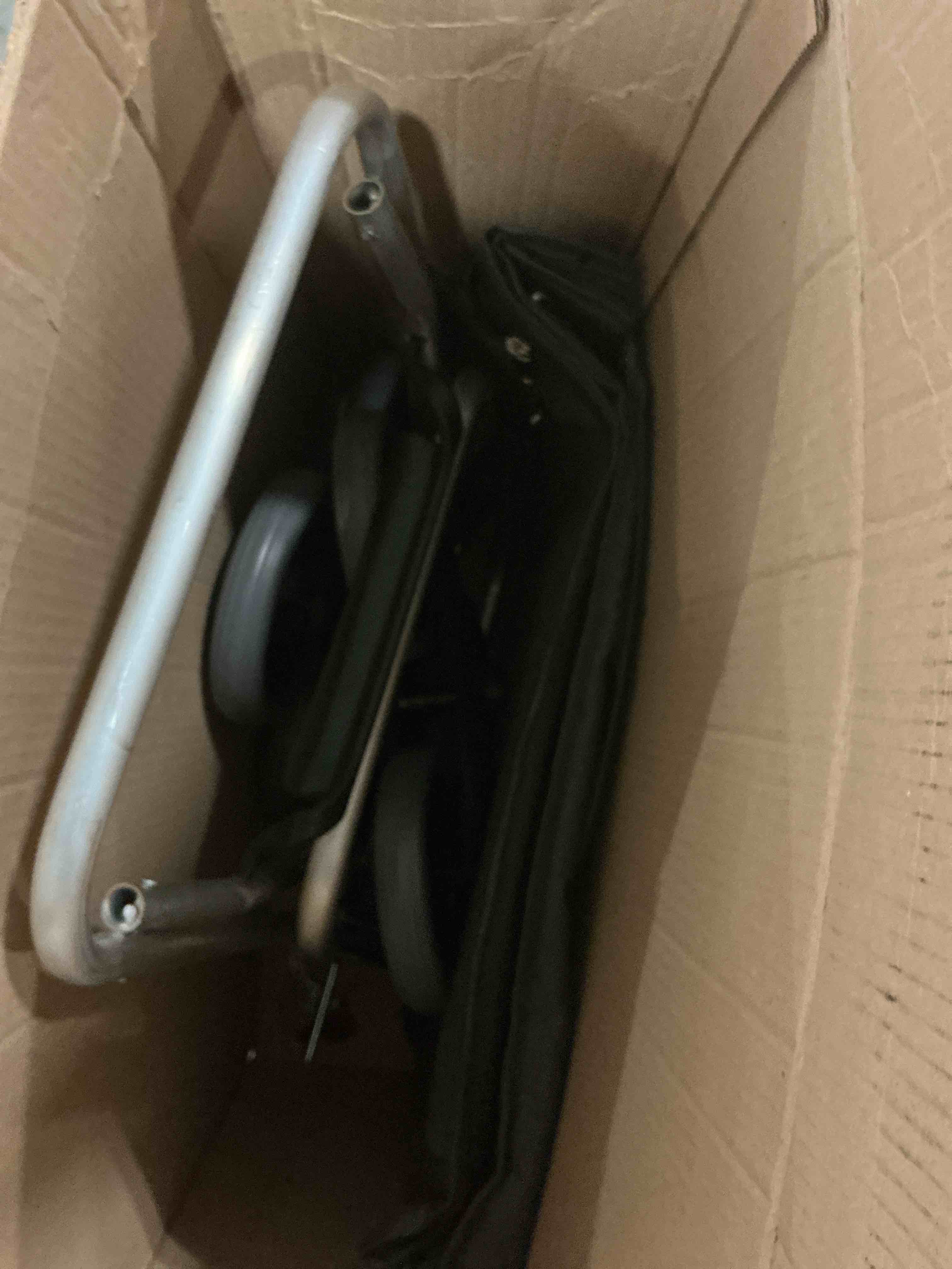 Condition photo showing Good Condition for dbest Products Trolley Dolly  – Foldable Grocery Cart on Wheels – Multi Use Rolling Cart with Removable Bag and Hand Truck Dolly Function, Black Sport Black