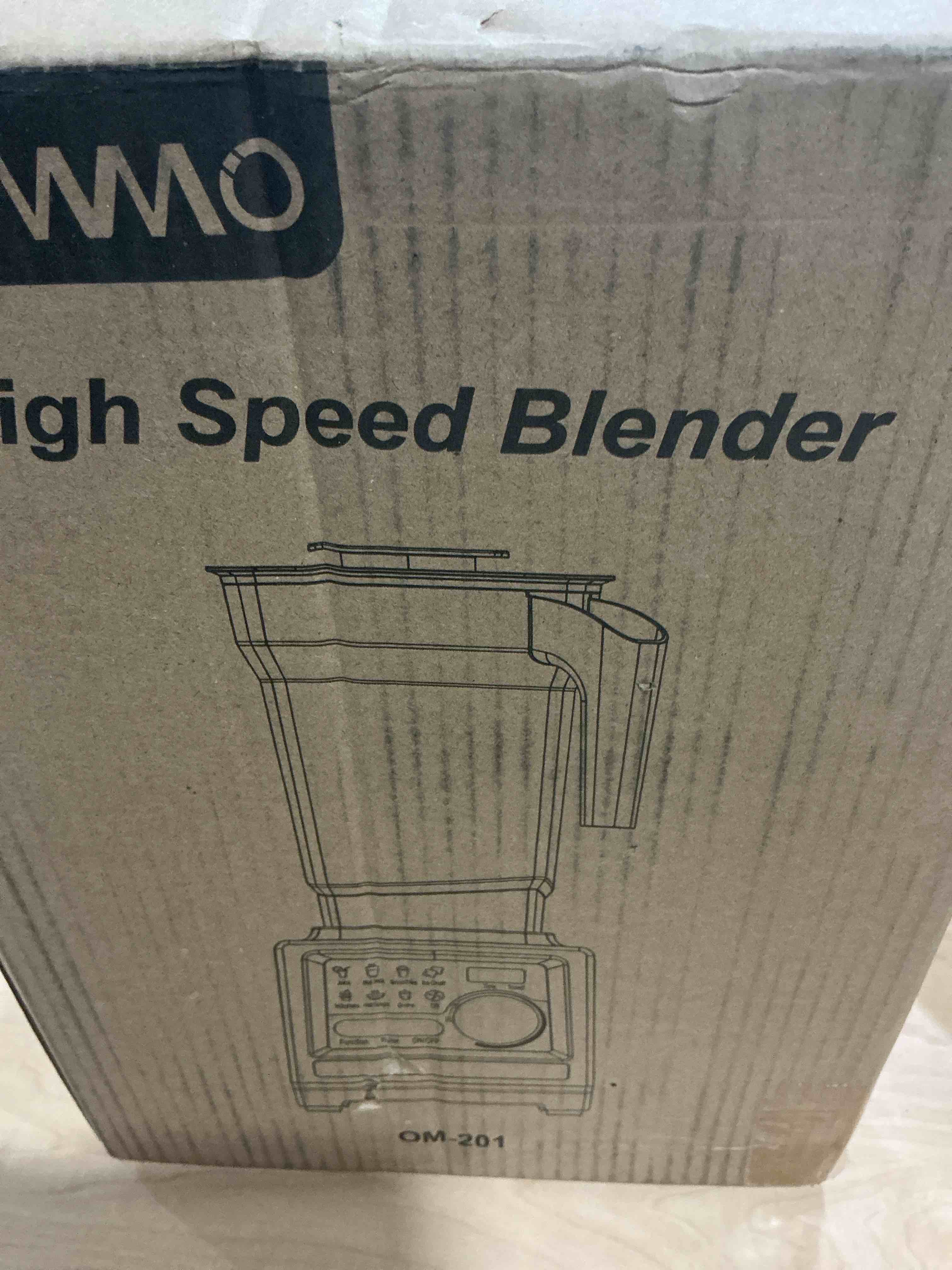 Condition photo showing Good Condition for OMMO Blender, Peak1800W Blender for Smoothies, 68oz BPA-Free Smoothie Blenders for Kitchen with 9 Speed Control&Built-in Timer, Dishwasher Safe for Ice Crush, Smoothies, Frozen Drinks and Fruits