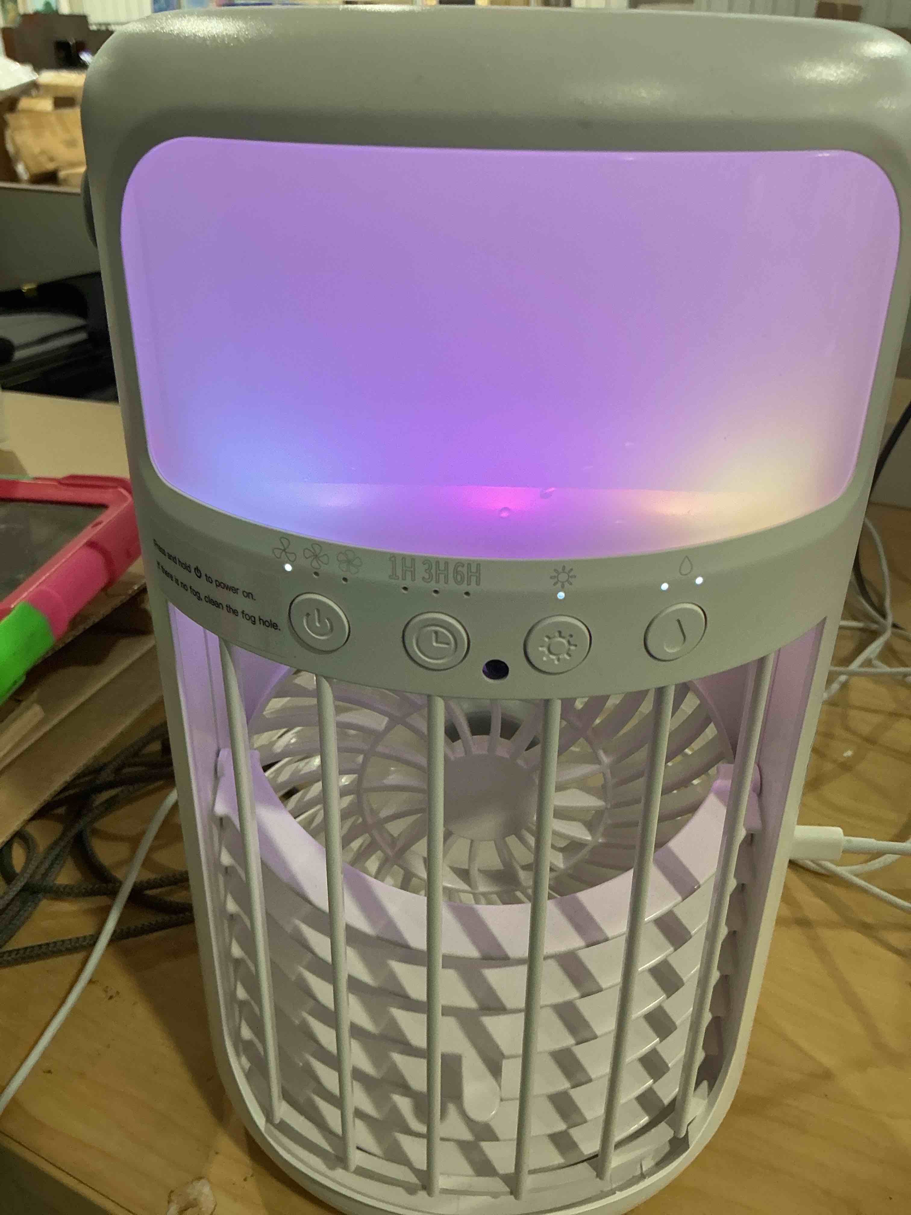 Condition photo showing Good Condition for Portable Air Conditioners Cooling Fan: 2025 Upgraded 4-IN-1 Portable AC Unit with 2 Cooler Mist & Speeds1200ml Remote Control Air Conditioner Ultra-Quiet Design Evaporative for Home,Bedroom,Camping