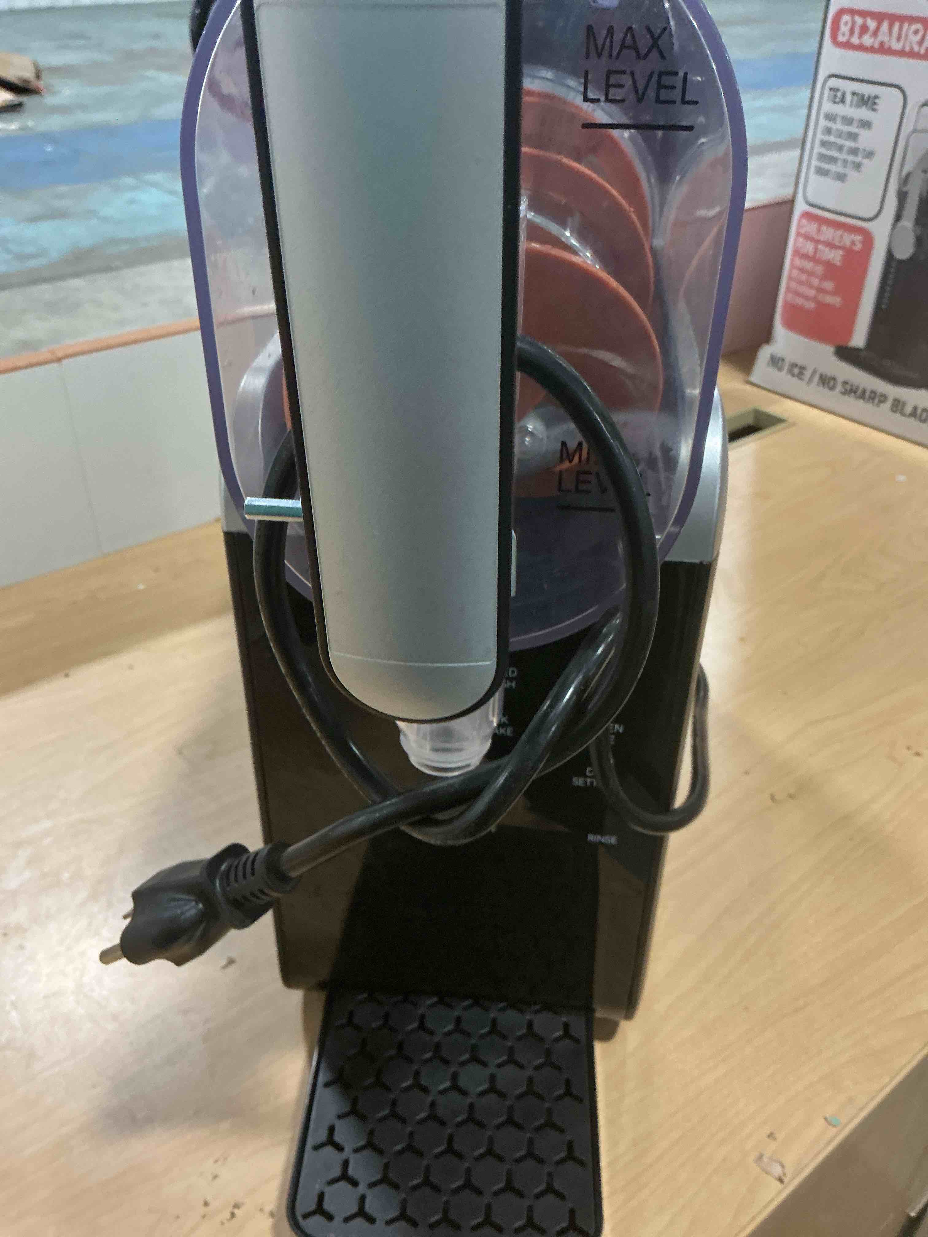 Condition photo showing As Is for 68 oz Slushie Machine ice cream maker for home – No Ice Needed, Self-Cleaning, 6 Preset Programs, Quiet Operation, for Margaritas, Frappés, Milkshakes &