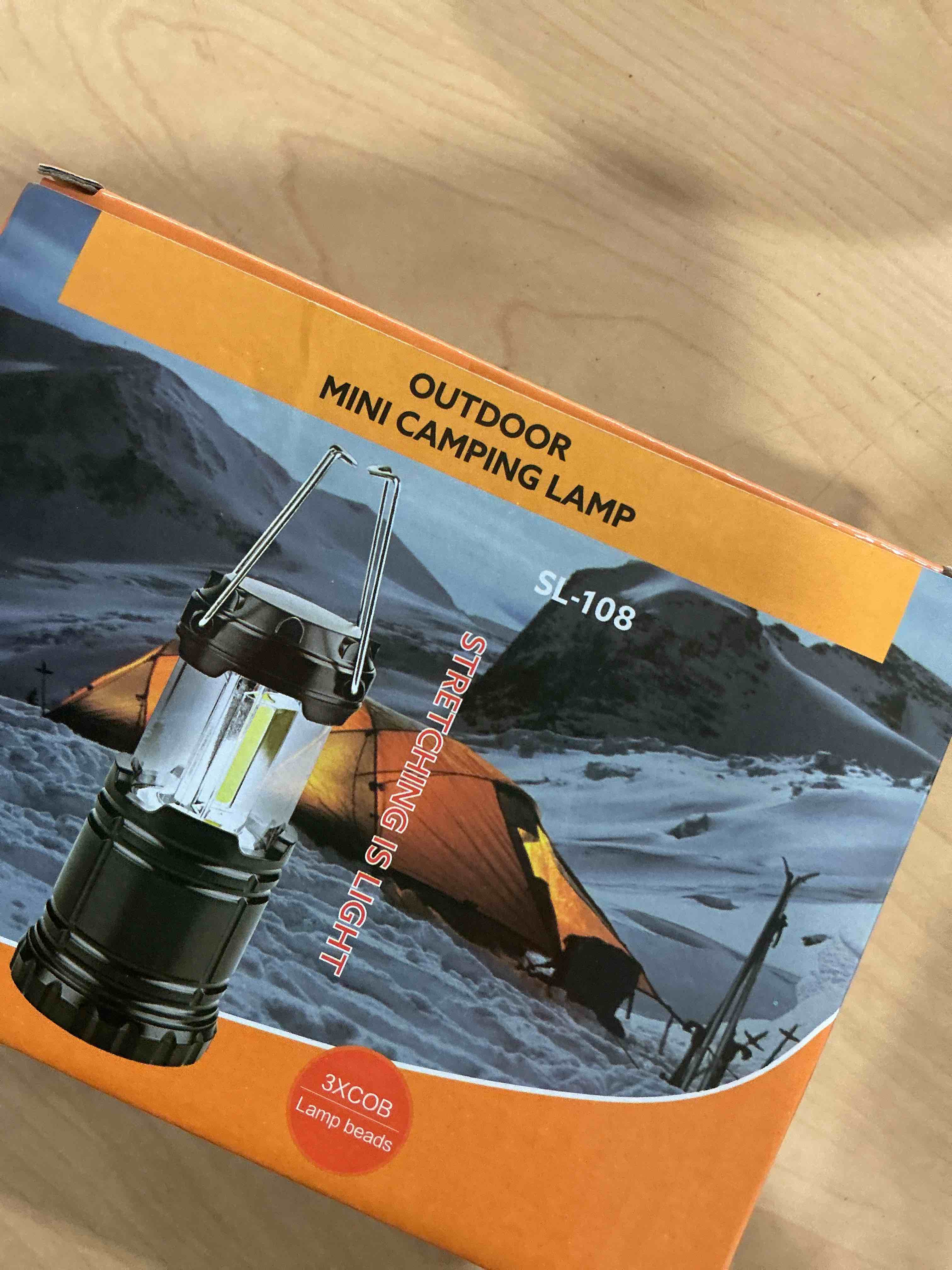 Condition photo showing Good Condition for Lantern Collapsible Camping Light, Battery Operated Lanterns LED Super Bright for Power Outages Indoor Emergency Outdoor Camping Hiking Kit (COB-4)