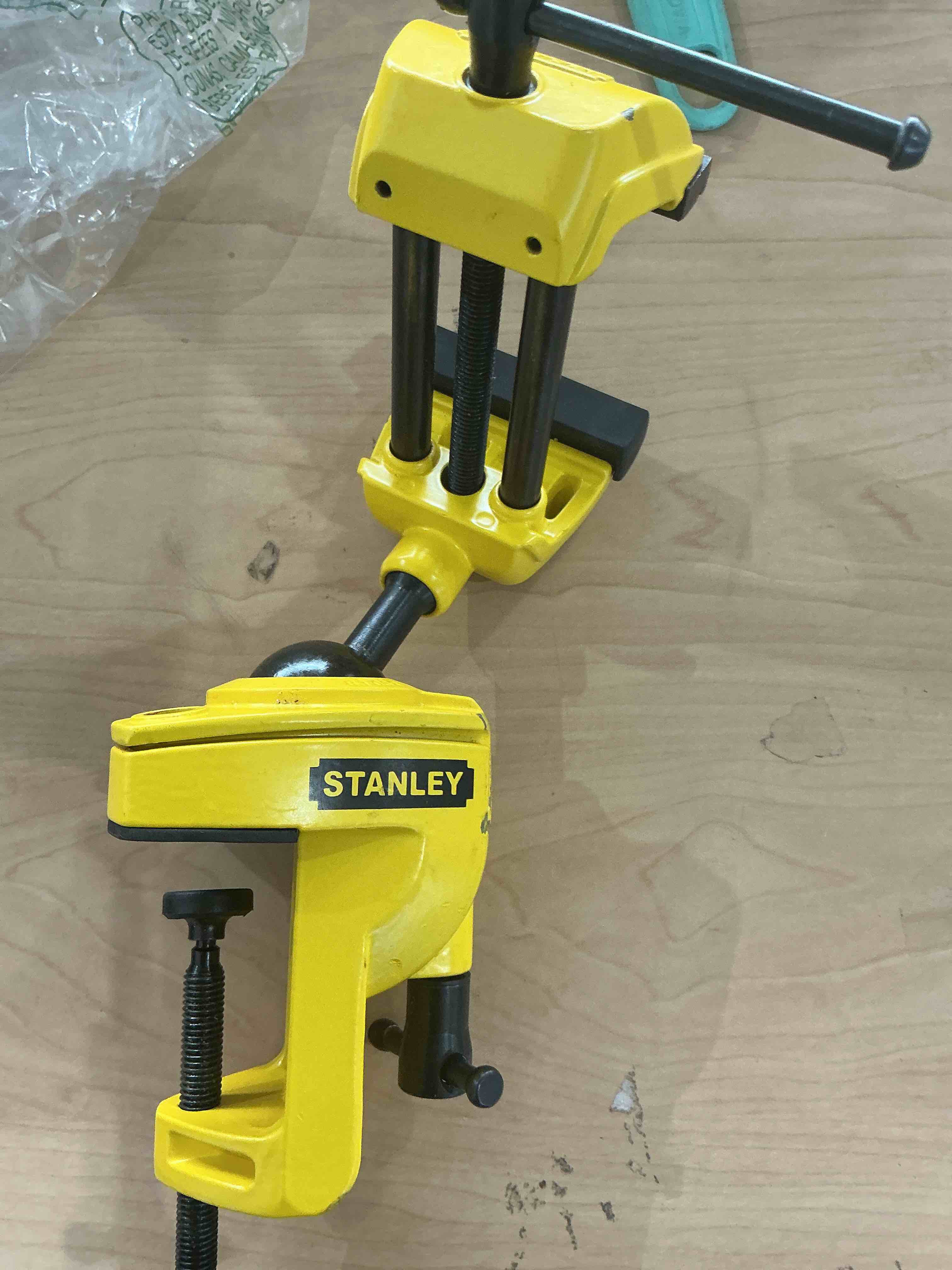Condition photo showing Good Condition for Stanley 1-83-069 MaxSteel Multi Angle Hobby Vice, Yellow/Black