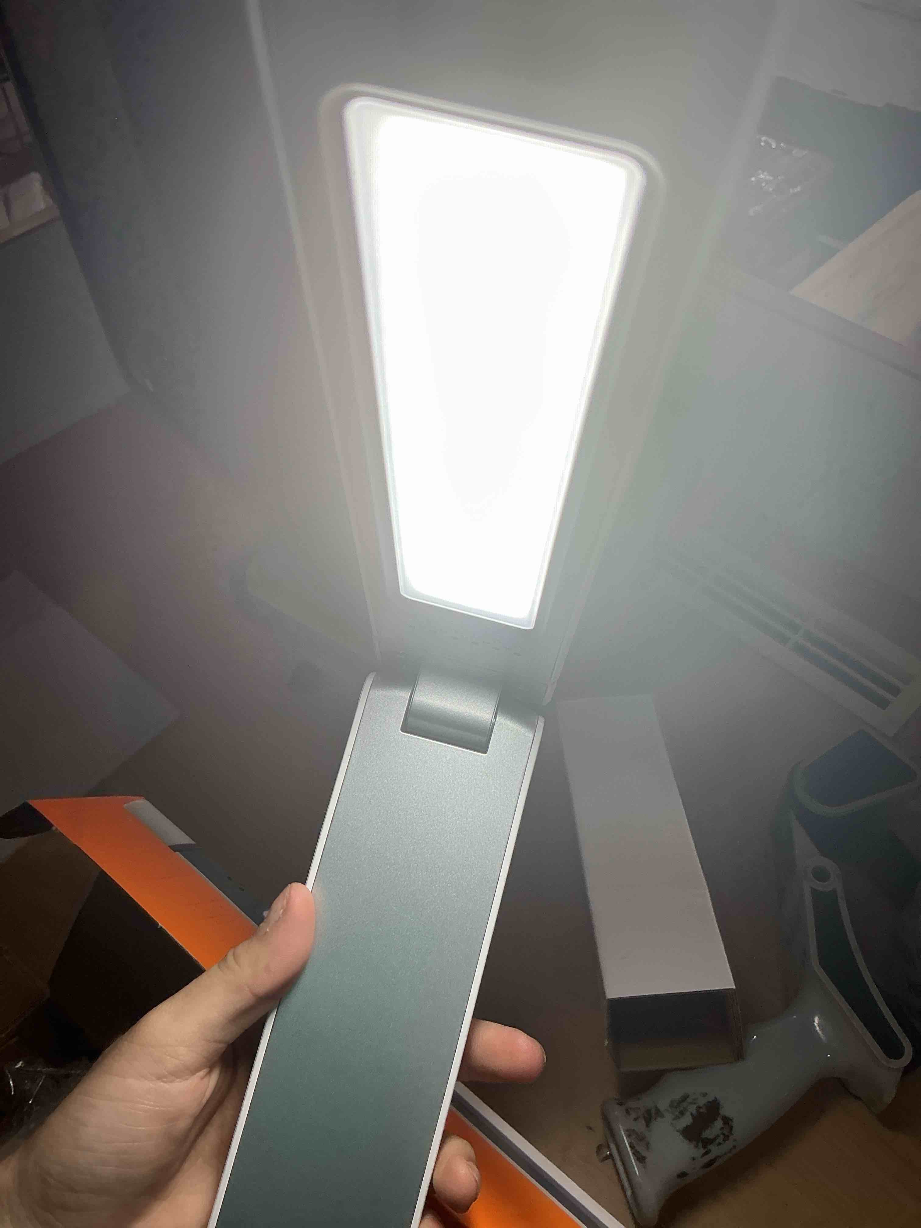 Condition photo showing New/Like New for Circadian Optics Lumos 2.0 Bright Light Therapy Desk Lamp | As Seen On Shark Tank | Ultra Powerful 10,000 LUX Brightness | 5500K Color Mimics Noon Day Sun | Improve Your Mood, Sleep, Energy & Focus