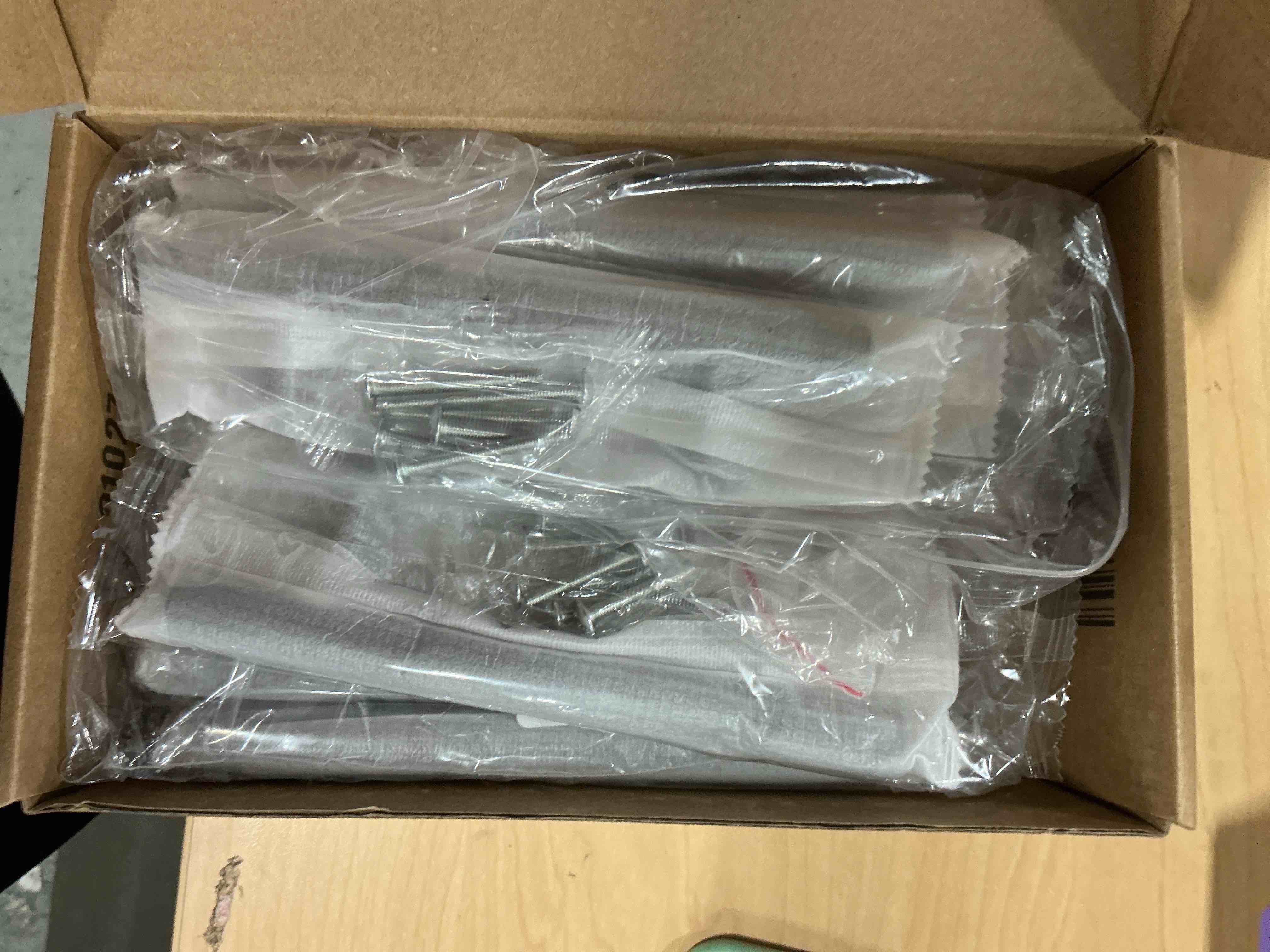 Condition photo showing New/Like New for Probrico 10Pack|3-1/2 Inch Hole Centers Stainless Steel Cabinet Handles Black,Cabinet Pulls Round T Bar Drawer Dresser Pulls, Closet Door Handles Kitchen Furniture Hardware,Total Lenght:6 Inch hole center 3-1/2" Black 15