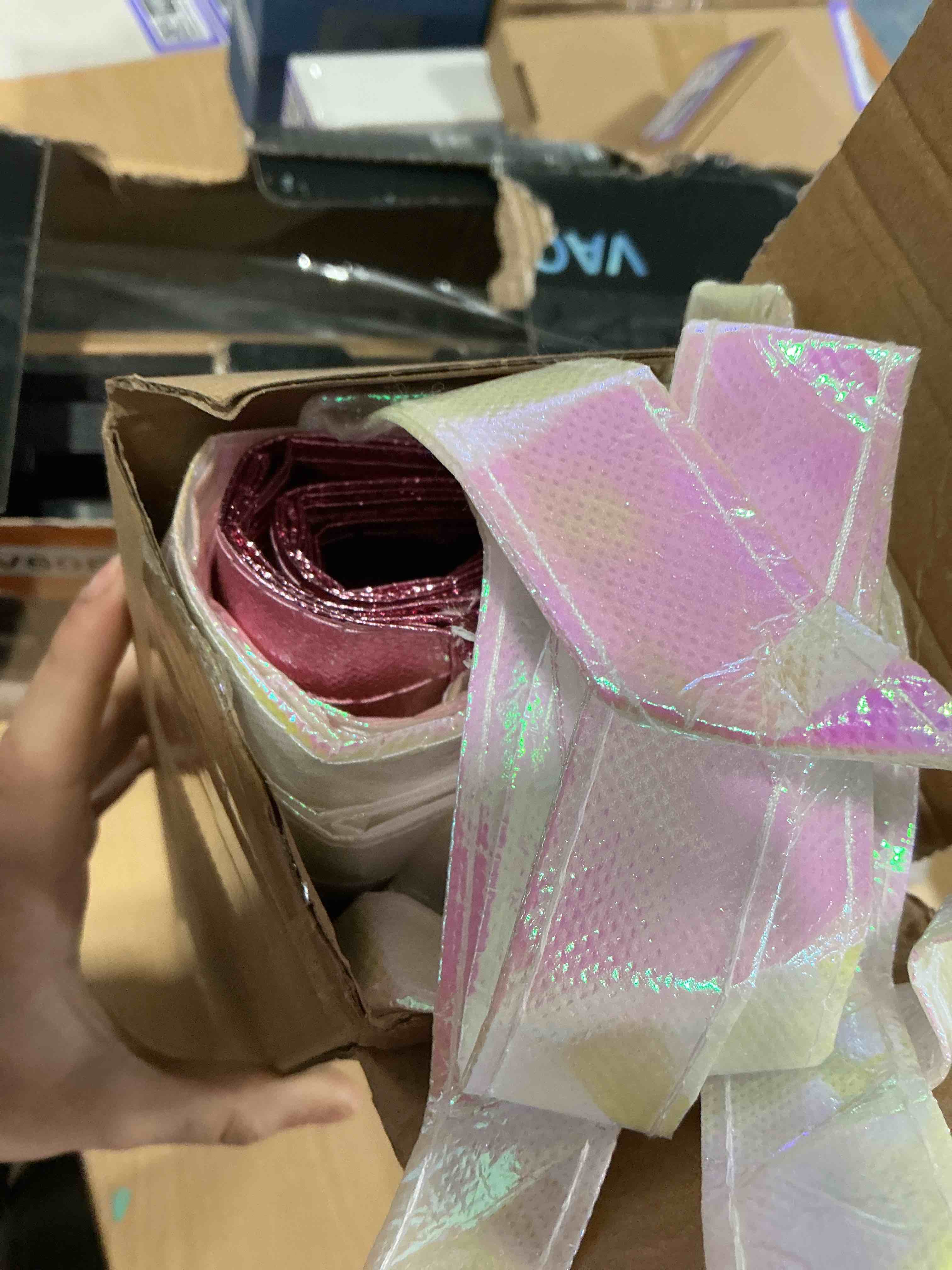 Condition photo showing Good Condition for PerKoop 4 Pcs Extra Large Mother's Day Iridescent Pink Bow Gift Bags 20 x 16 Inch Coquette Tote Bags with Handles Reusable Jumbo Ballet Style Gift for Holiday Birthday Wrapping Party Favor Supplies