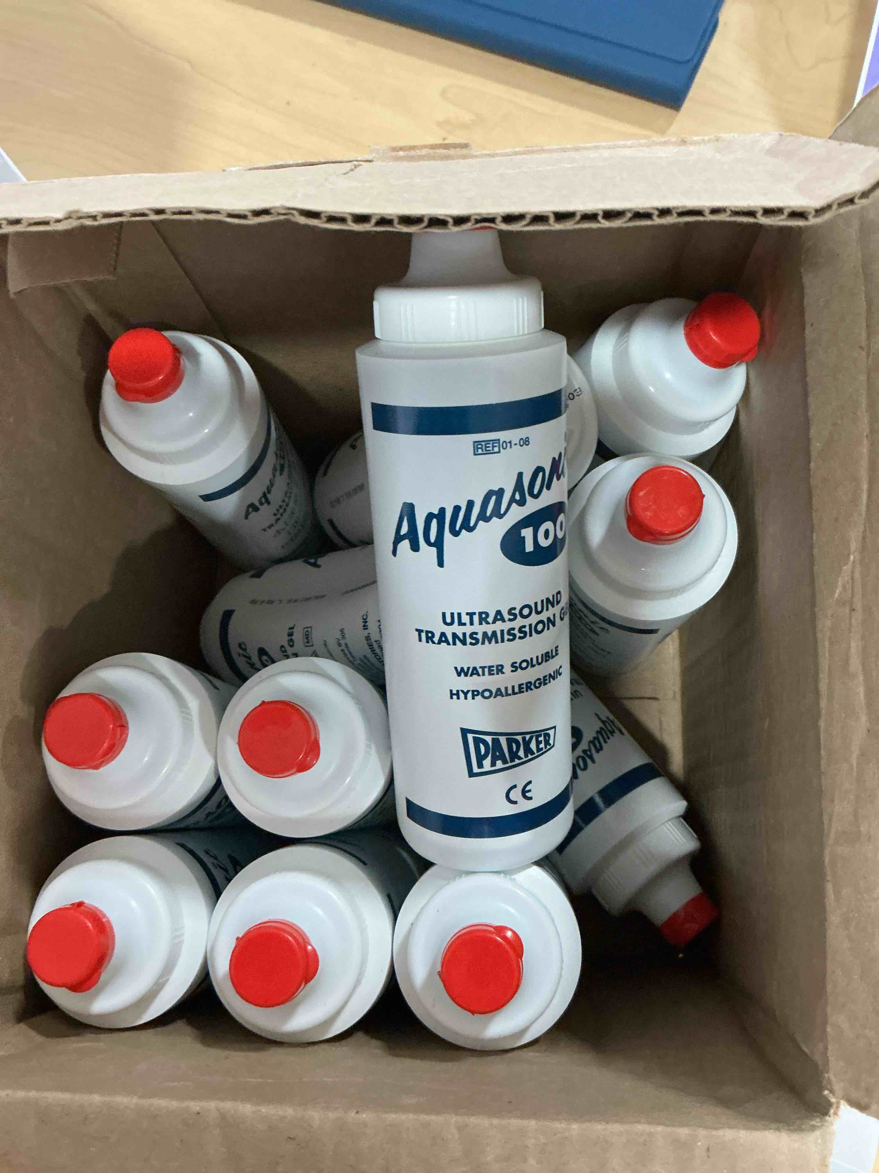 Aquasonic 26354 Ultrasound Gel, 0.25 Liter, Pack of 12