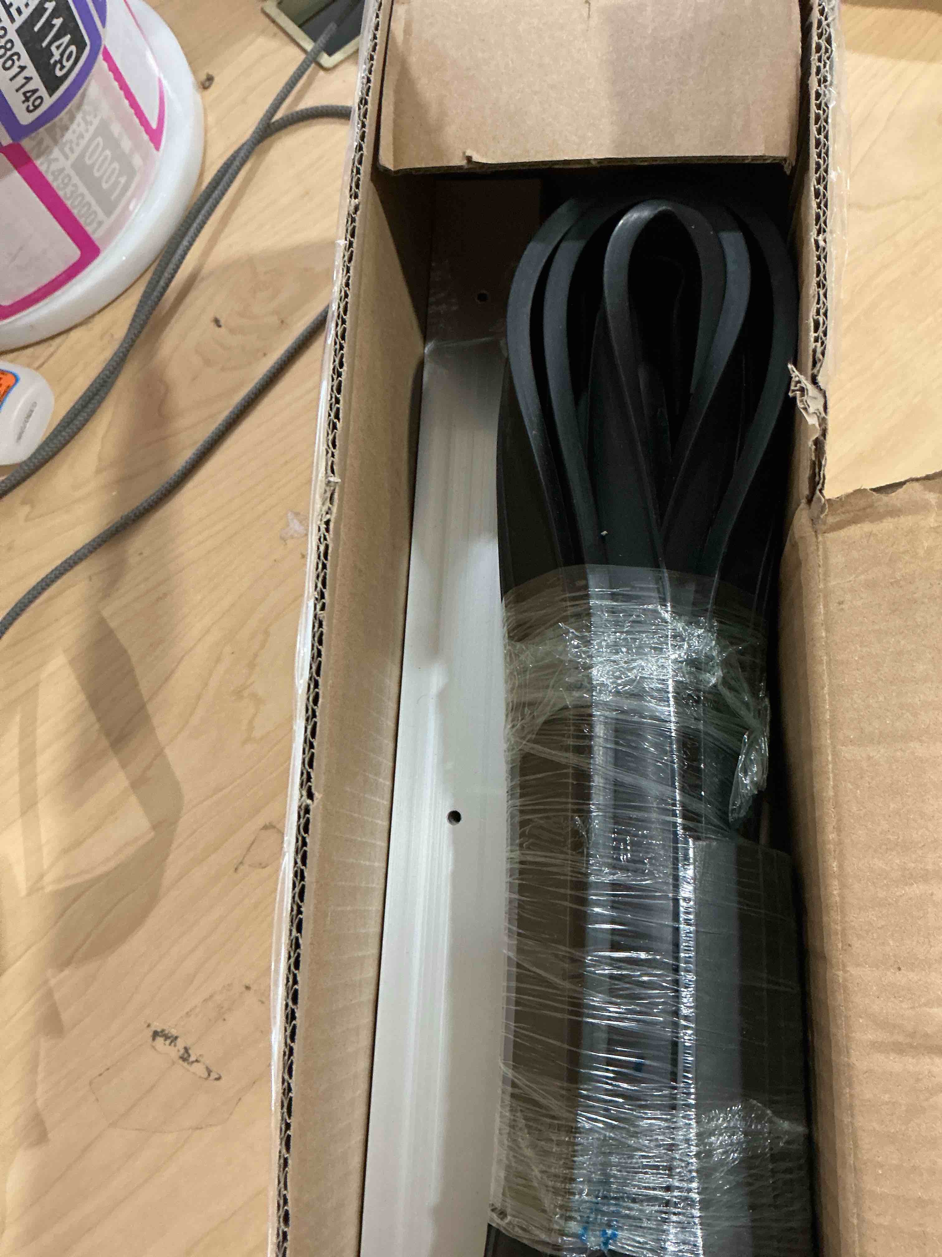Condition photo showing Good Condition for 8 FT Garage Door Seal Bottom Kit - Heavy Duty EPDM Rubber U+O Ring Weather Stripping with Pre-drilled Aluminum Track, Universal Replacement Stops Rain, Drafts & Pests, Easy to Install