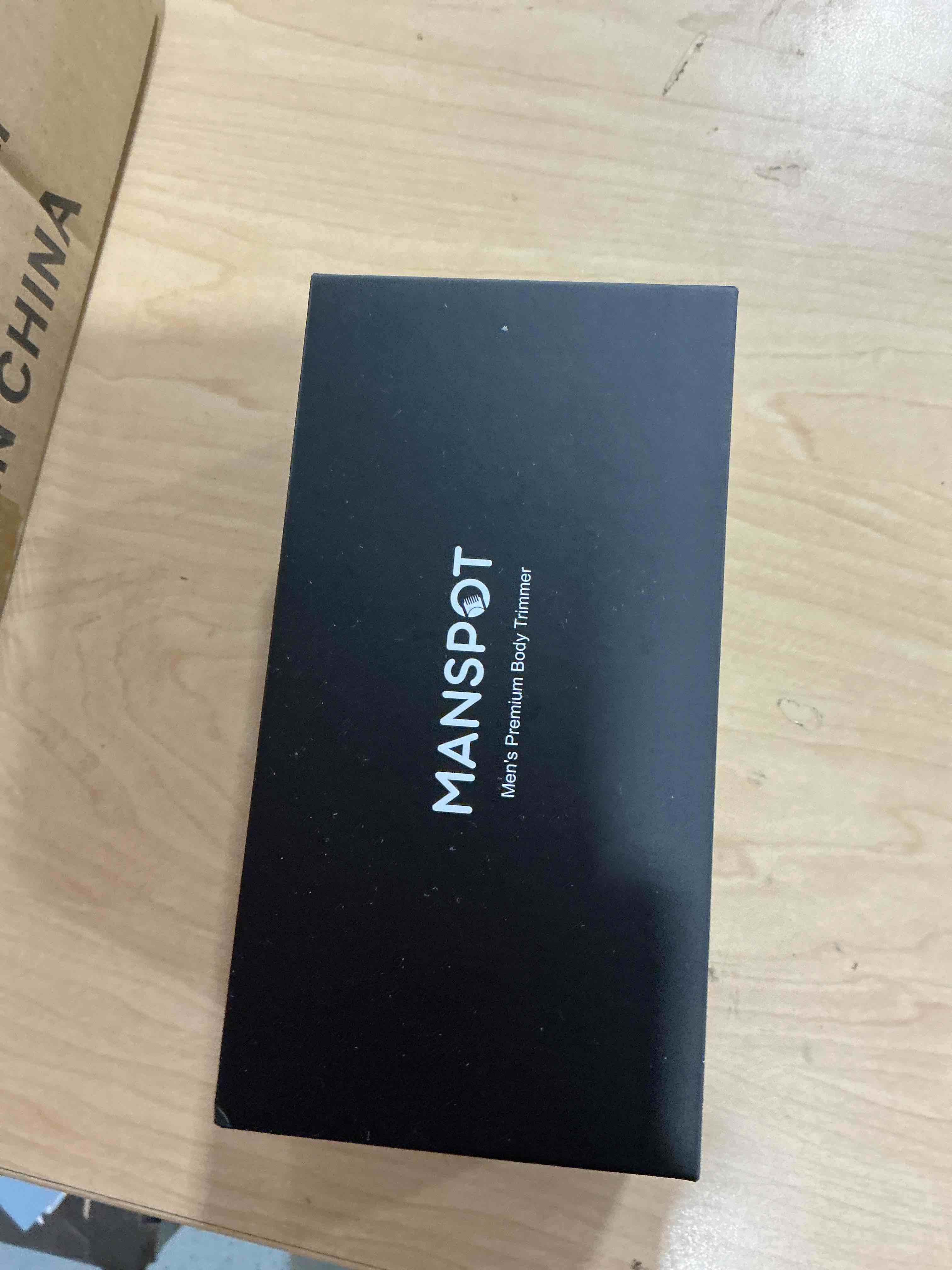 Condition photo showing New/Like New for MANSPOT Manscape Groin & Body Hair Trimmer for Men, Electric Ball Pubic Trimmer Shaver,Manscape Kit with 4 Guard,Replaceable Ceramic Blade Heads,Waterproof Wet/Dry Shaver,90 Minutes Shaving Black