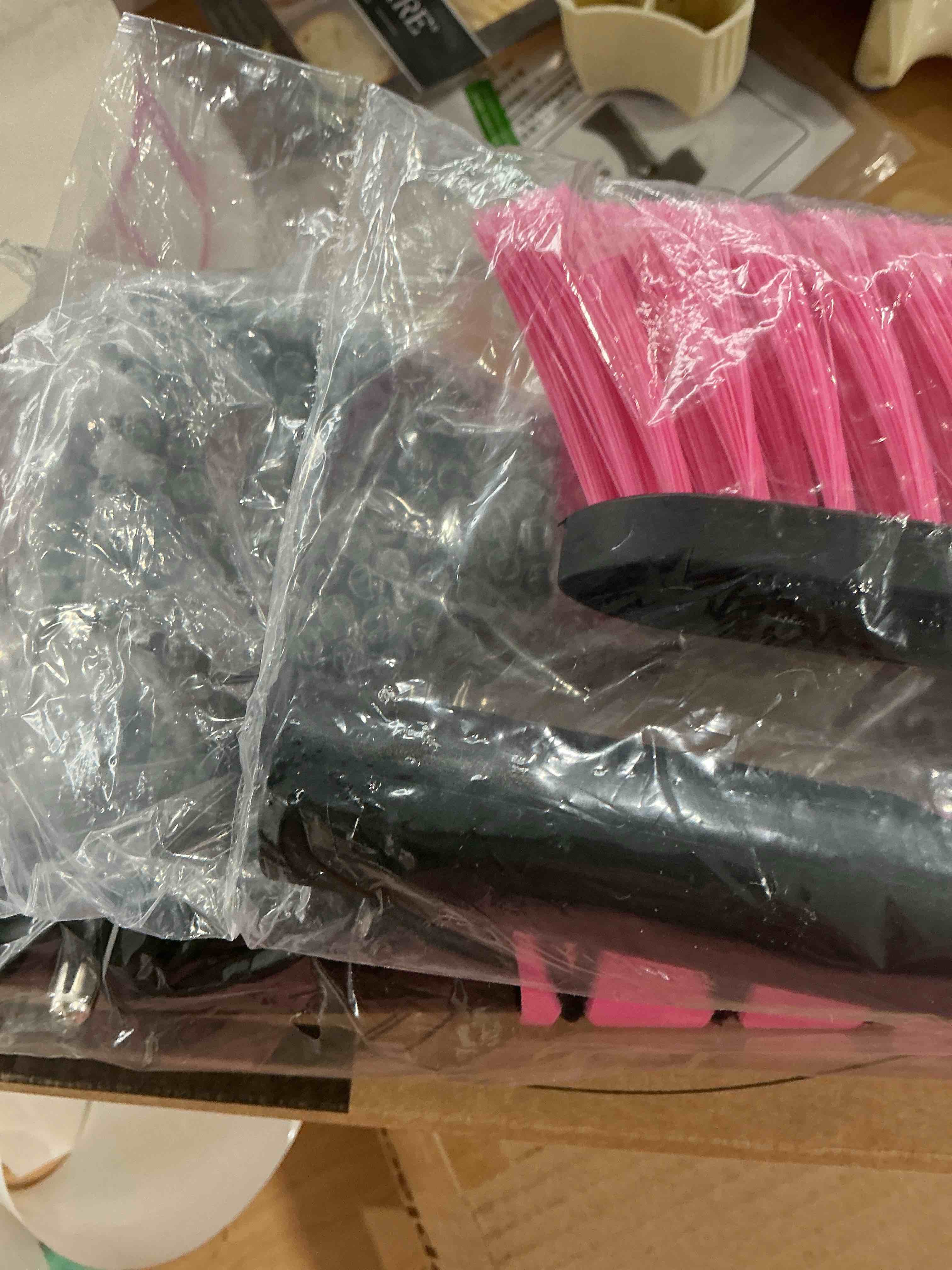 Condition photo showing New/Like New for HEEYA 51 Inch Snow Brush for Trucks, Extendable Long Handle Ice Scraper with Brush with Foam Grip, SUV Heavy Duty Snow Brush with Ice Scraper for Car Auto Jeep RV Vehicle Windshield Window - Pink Pink 51 Inch