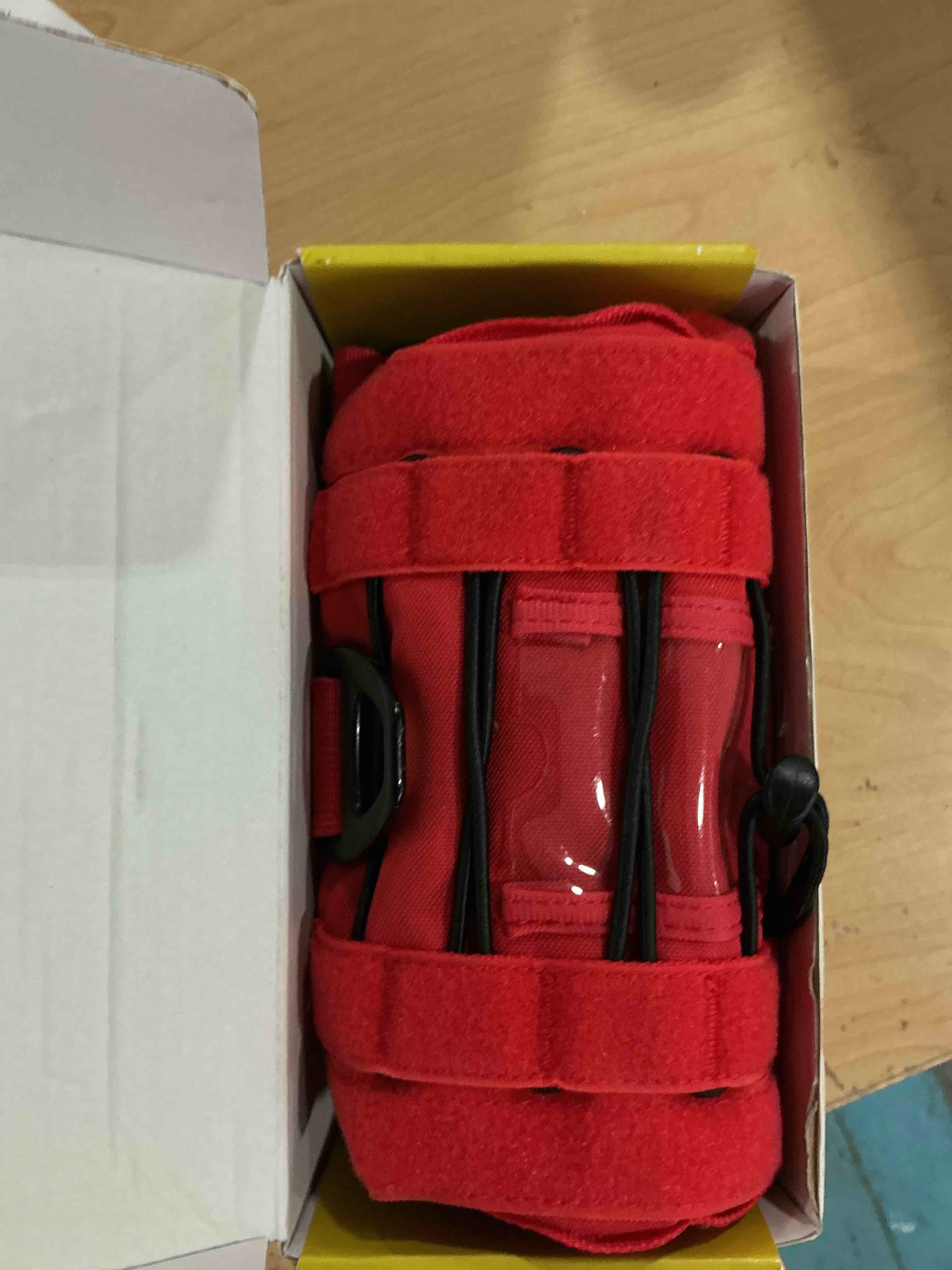 Condition photo showing Good Condition for Heavy-Duty Tactical Dog Harness for Large Dogs, No Pull Adjustable Reflective Pet Vest with Molle System, K9 Military-Grade Control for Service Training, Outdoor & 10+ Breeds, Red, Medium M: Neck: 17-22'', Chest: 23-28'' Red