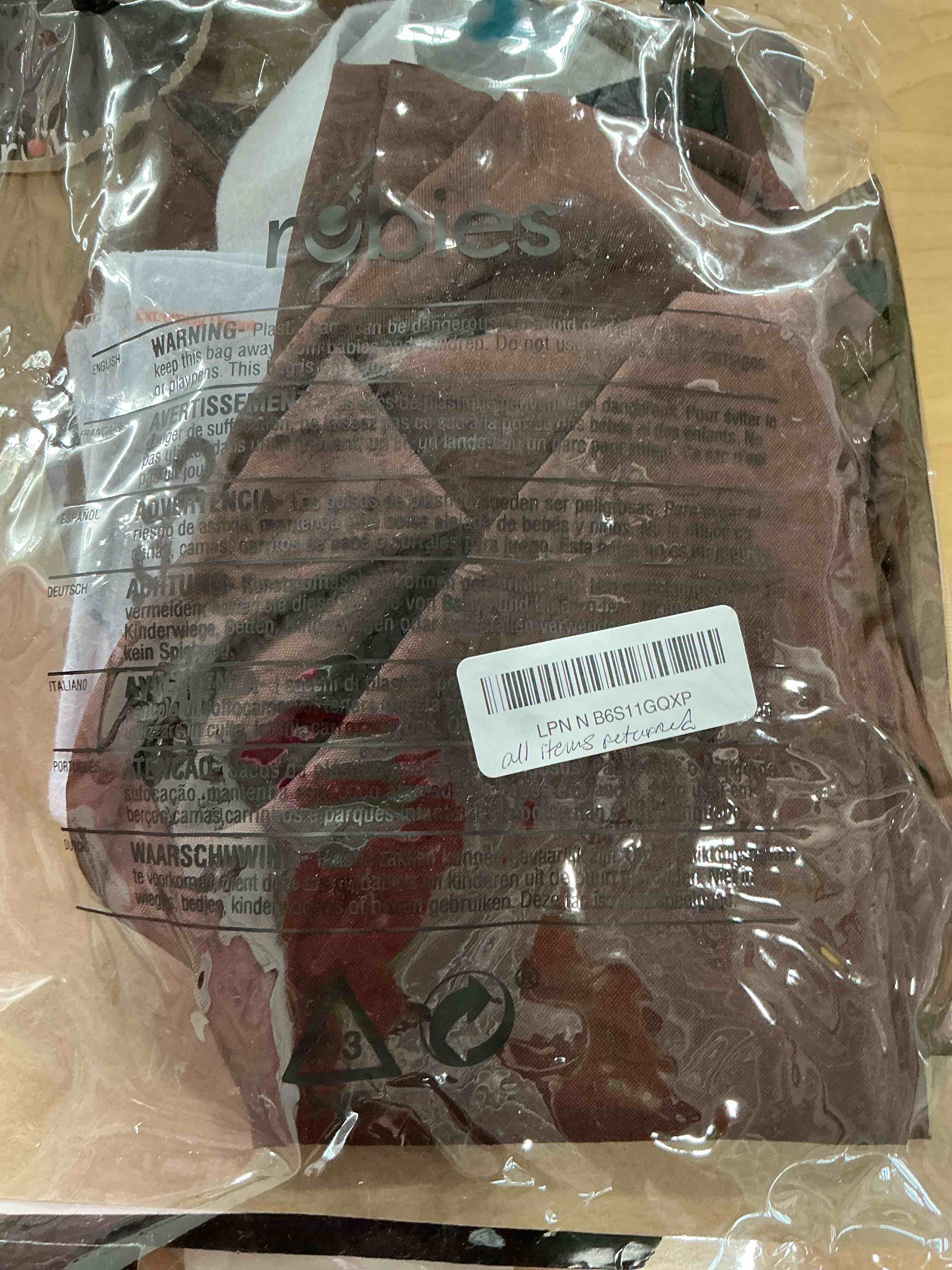 Condition photo showing Good Condition for Rubies United Parcel Service: UPS Toddler Costume for Kids Small