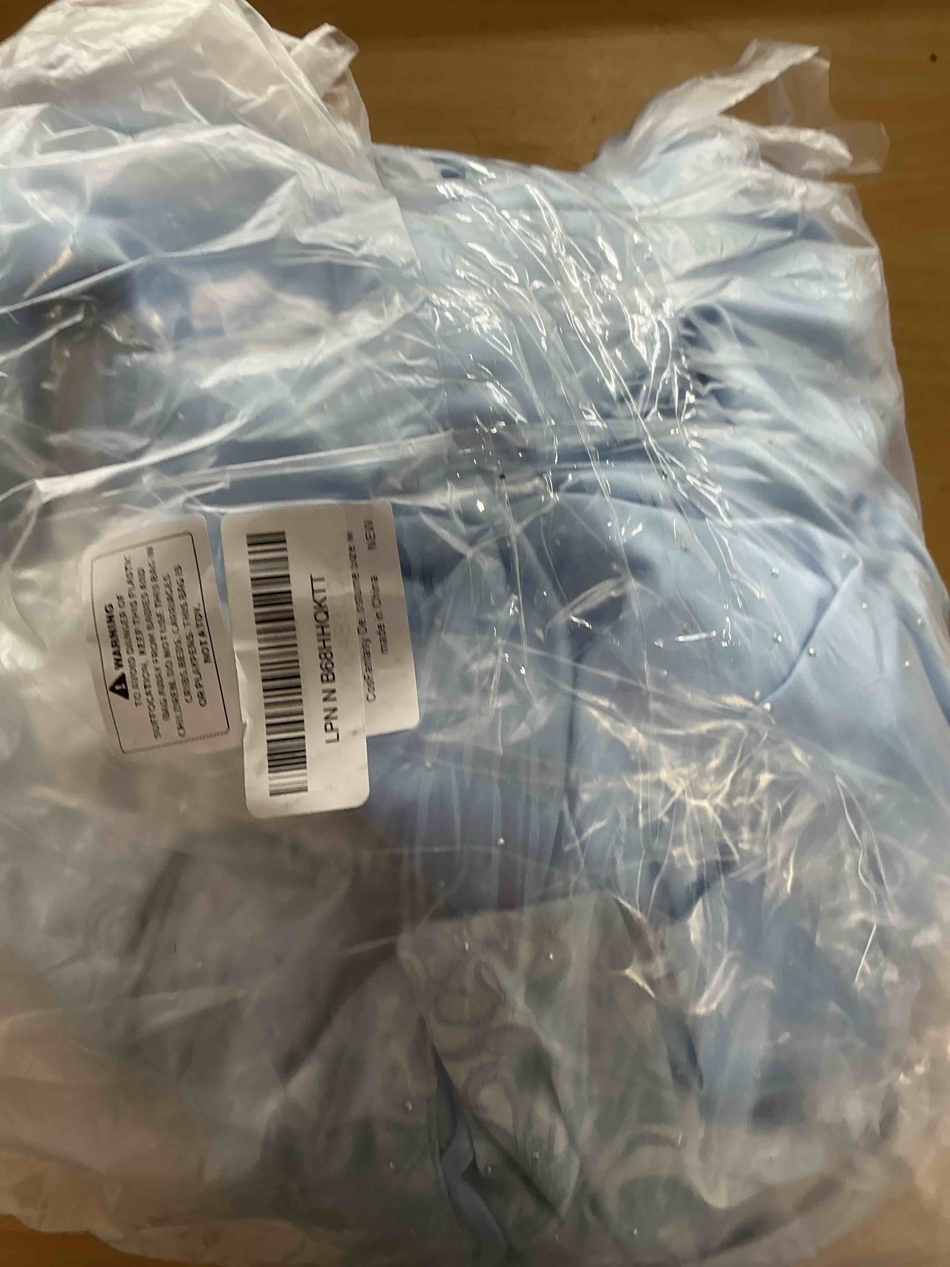 Condition photo showing Good Condition for CosFantasy Deluxe Princess Dress Princess Cosplay Costume Blue Satin Ball Gown Prom Dresses Princess Costume Medium Light Blue