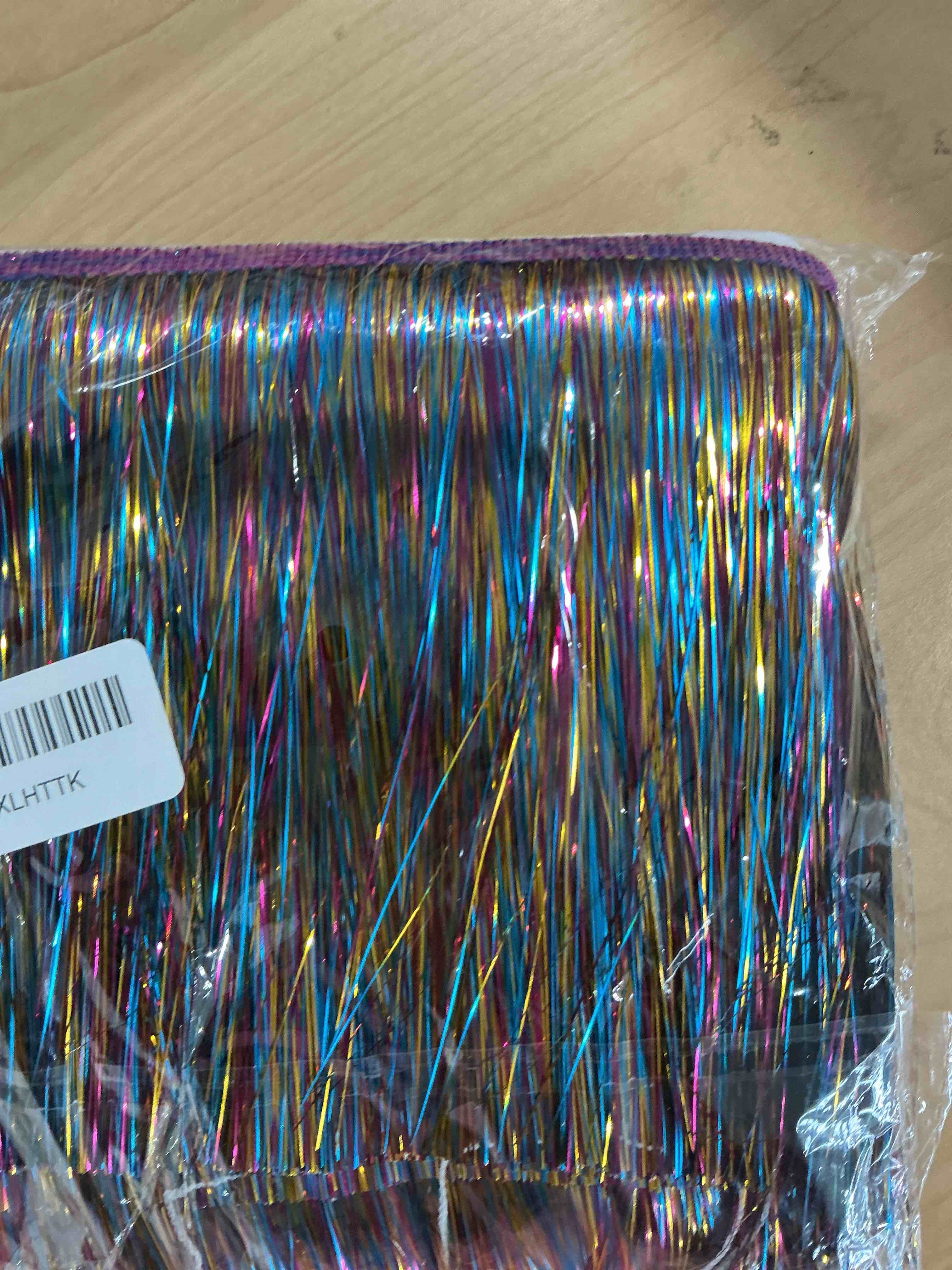 Condition photo showing Good Condition for 10 Yards 6 Inch Wide Metallic Fringe Trim DIY Latin Dance Dress Clothing Accessories Xmas Party Decor Shiny Tassel Lace (Multicolor)