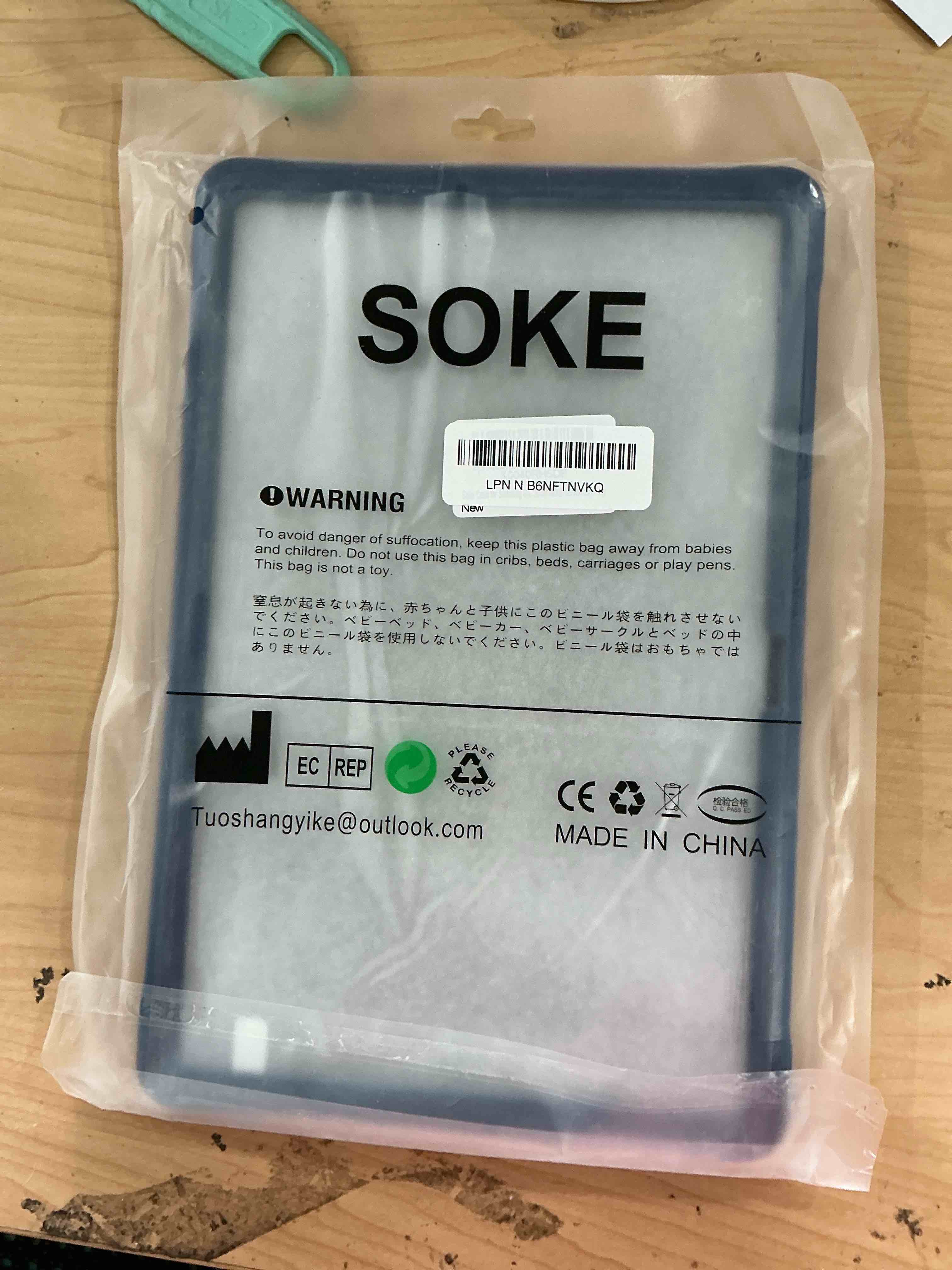 Condition photo showing Good Condition for soke case for samsung galaxy tab s9 plus/s9 fe+ 2023, with built-in screen protector & kickstand, rugged full body protective cover for galaxy tablet 12.4 inch,navy