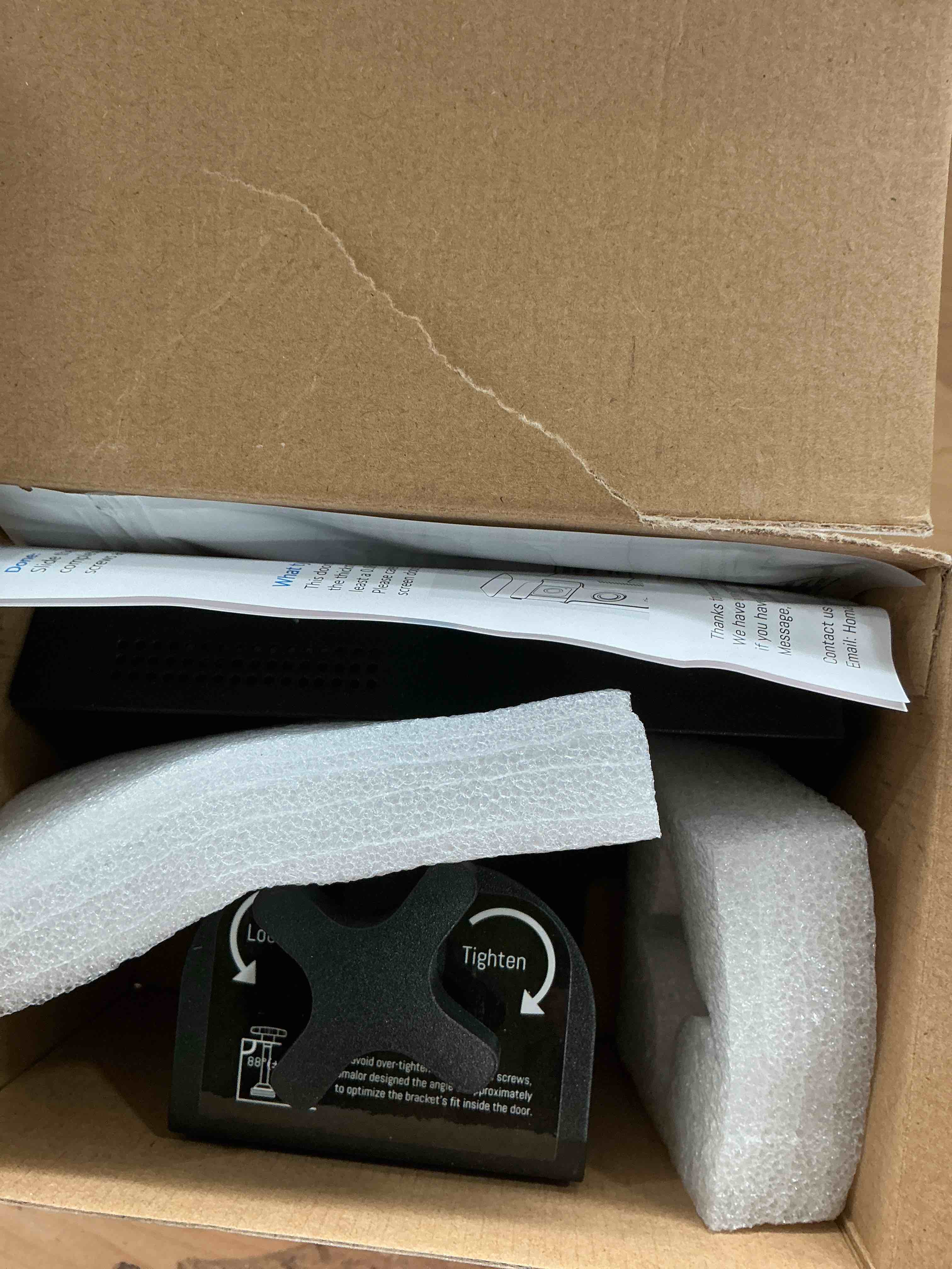Condition photo showing Good Condition for Anti Theft Ring Doorbell Mount - Renter Friendly Ring Doorbell Holder for Apartment Door - All Metal Ring Door Bracket Blink Doorbell Mount No Drill ?Frosted Black