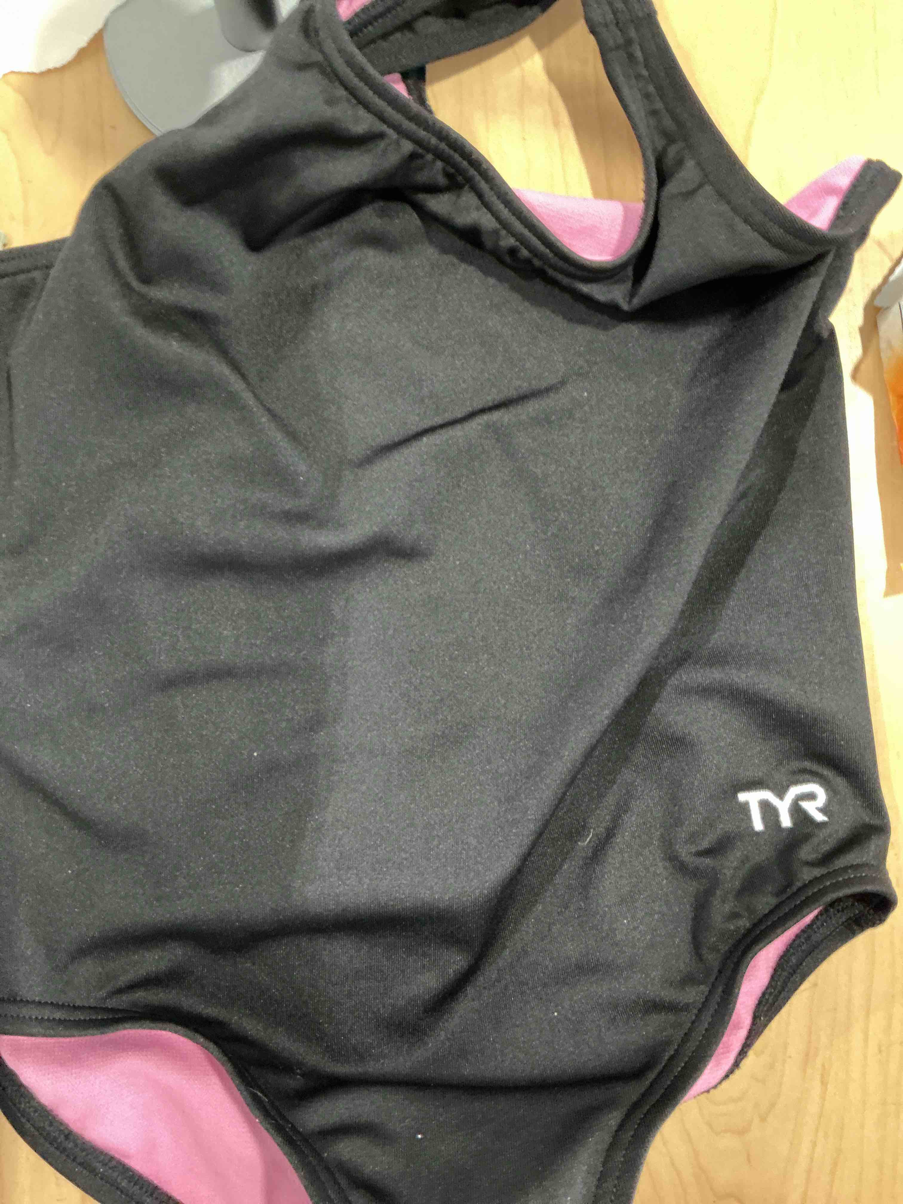 Condition photo showing New/Like New for tyr womens durafast elite maxfit swimsuit kids 7/8