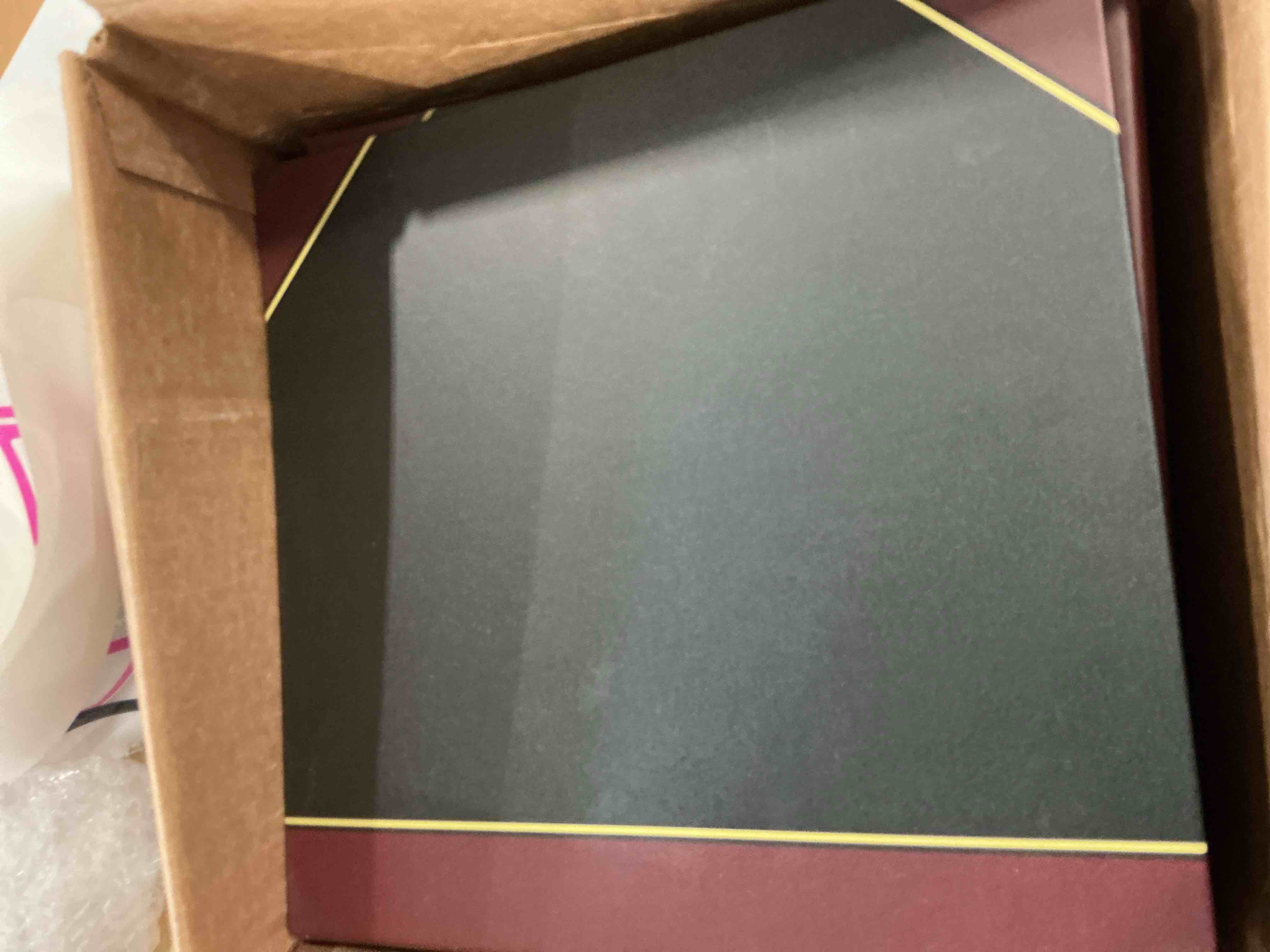 Condition photo showing Good Condition for performore 1 inch binder presentation folder, d-ring holds 220 sheets, professional heavy duty for documents, 8.5x11 letter size, maroon turned edge 1 inch - 1 pack